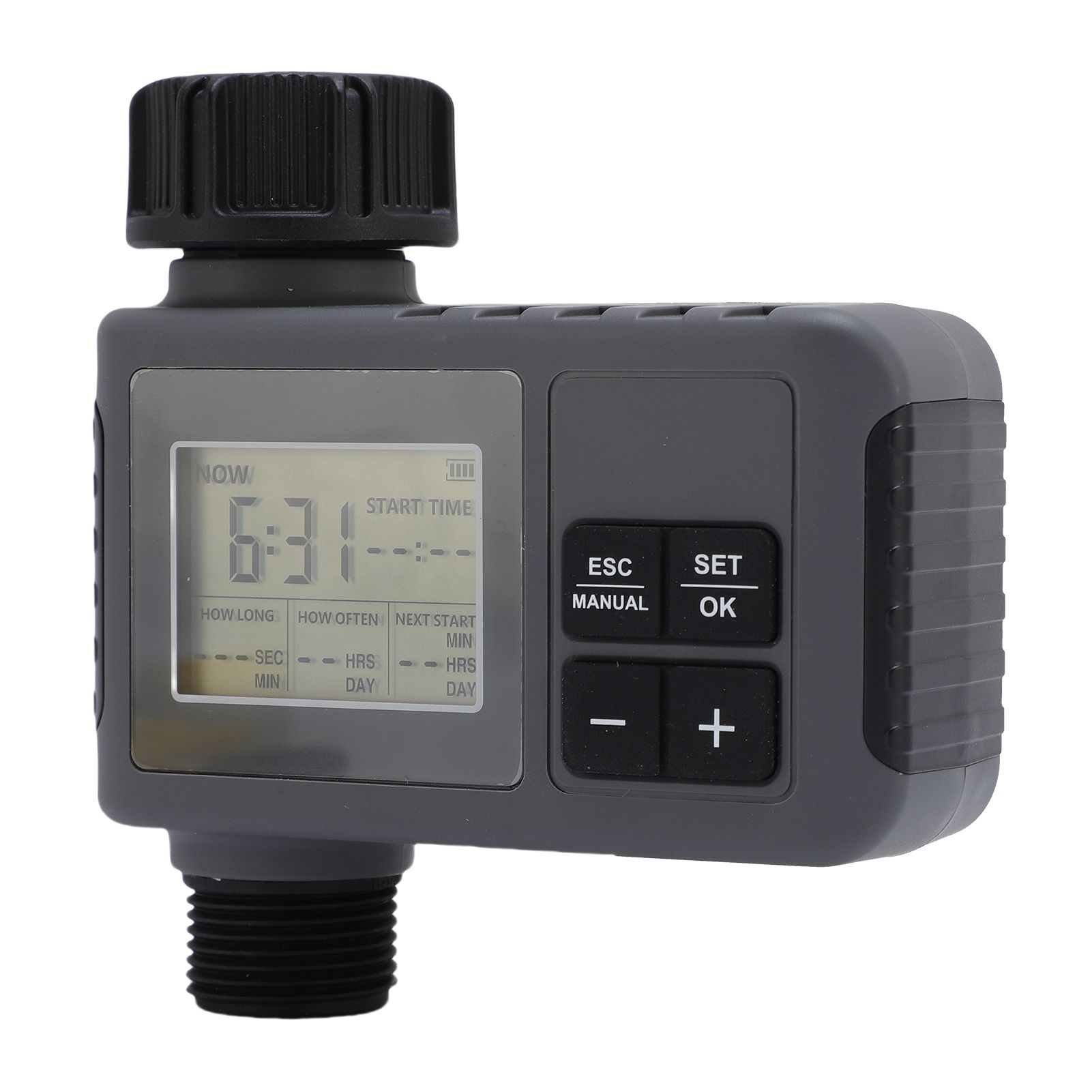 Automatic Irrigation Timer LCD Display Timed Watering Controller for 3/4-1/2 view 9