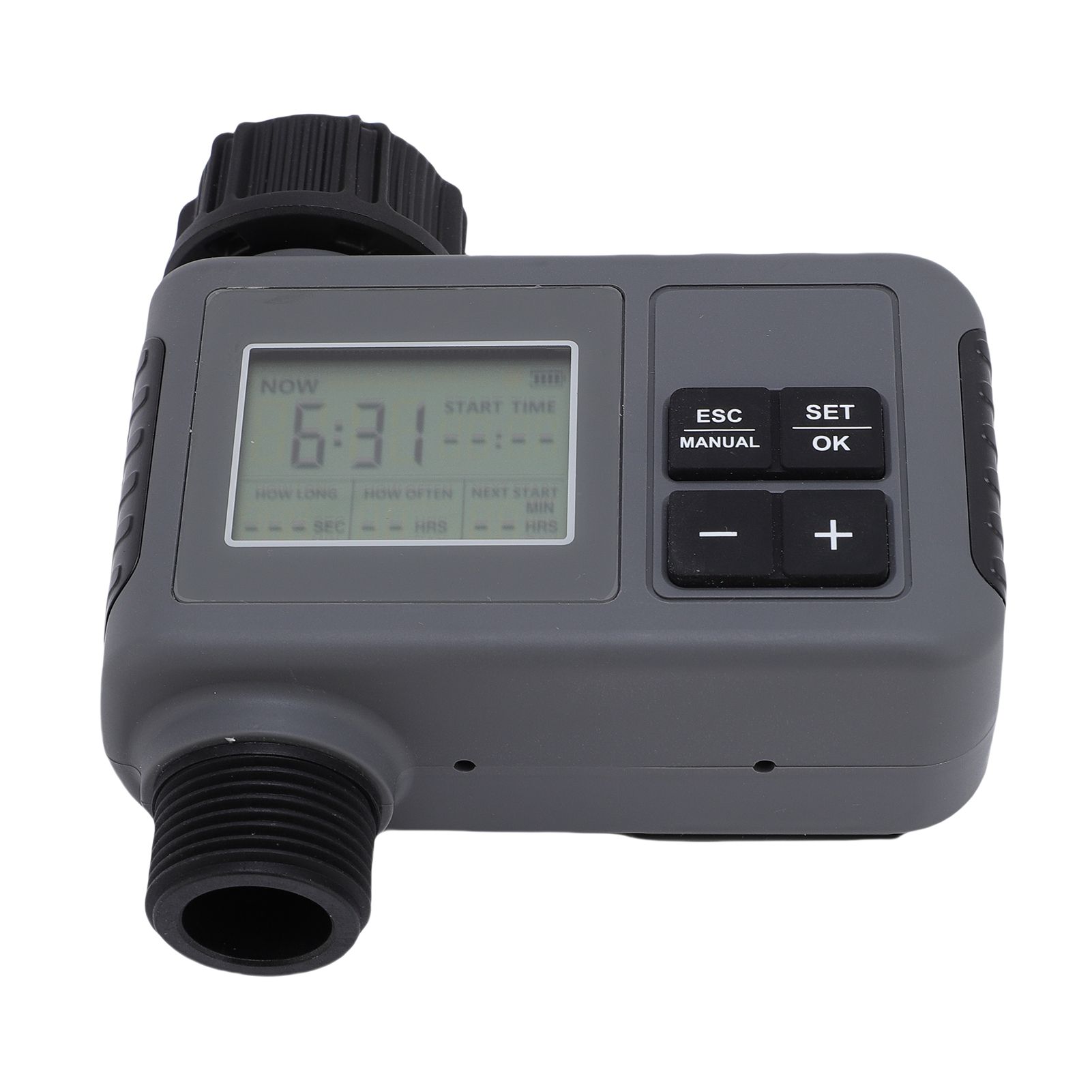 Automatic Irrigation Timer LCD Display Timed Watering Controller for 3/4-1/2 view 10
