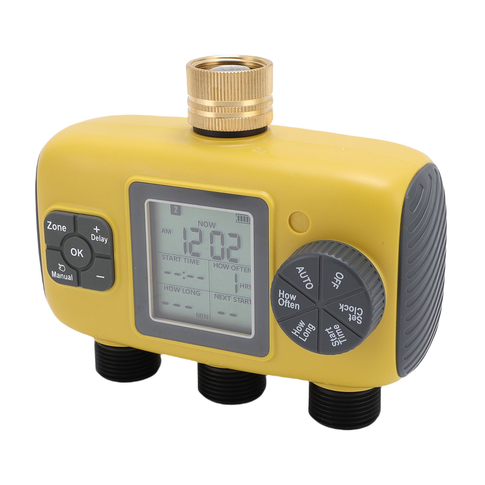 Sprinkler Timer 3/4-1/2in Faucets Programmable Hose Timer 3 Outlets Digital view 9