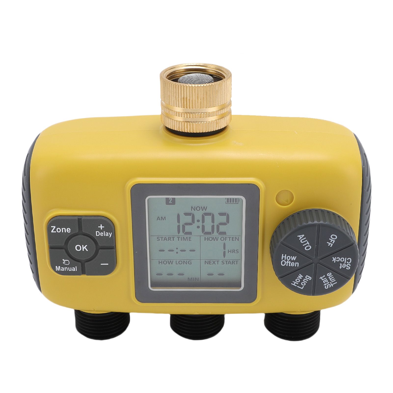 Sprinkler Timer 3/4-1/2in Faucets Programmable Hose Timer 3 Outlets Digital view 11