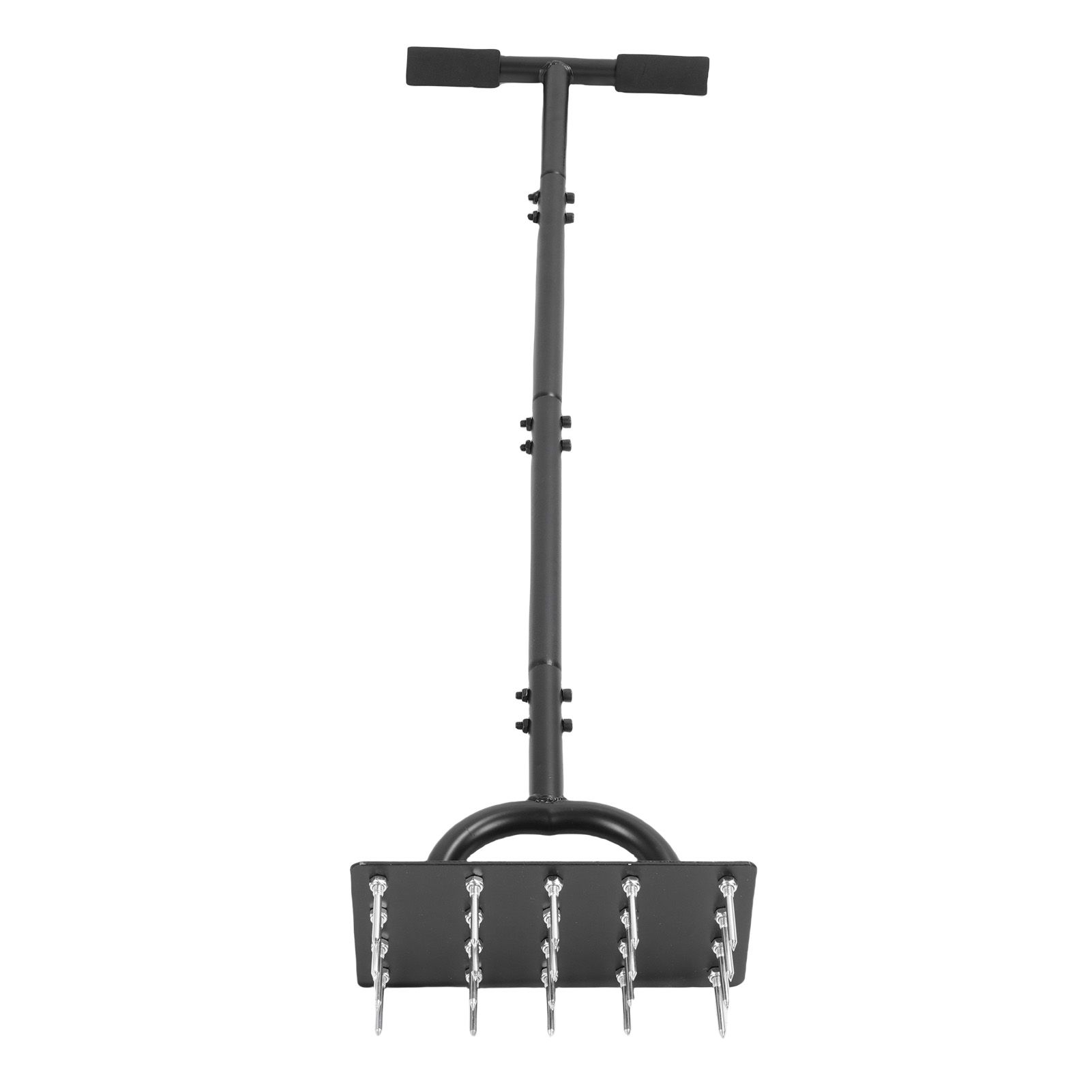 Lawn Aerator Spike 34.6 Inch Extended T Shaped Handle 20 Spikes Manual Lawn view 9