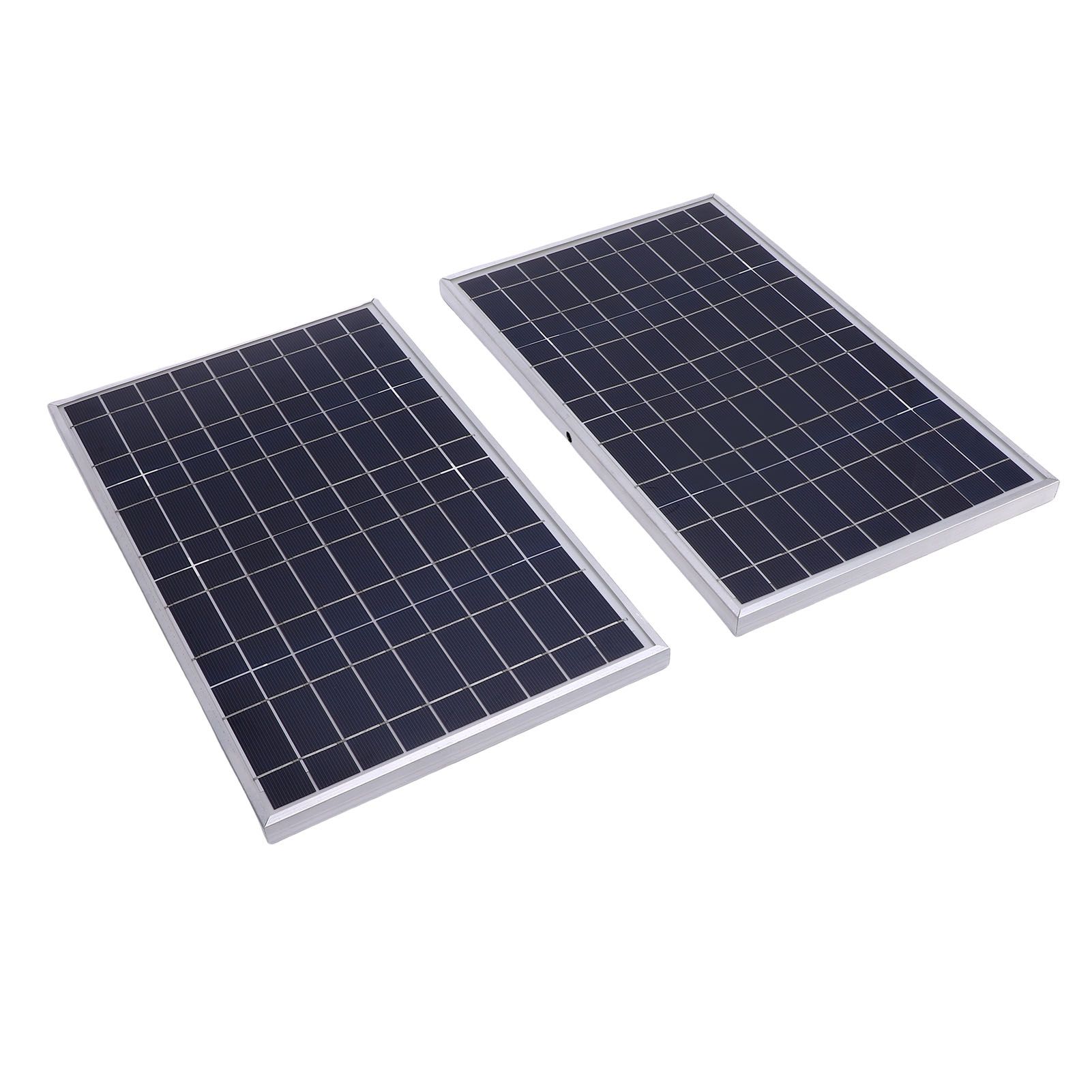 200W Solar Panel Kit Aluminum Frame Solar Charger Controller Kit for Off Grid view 6