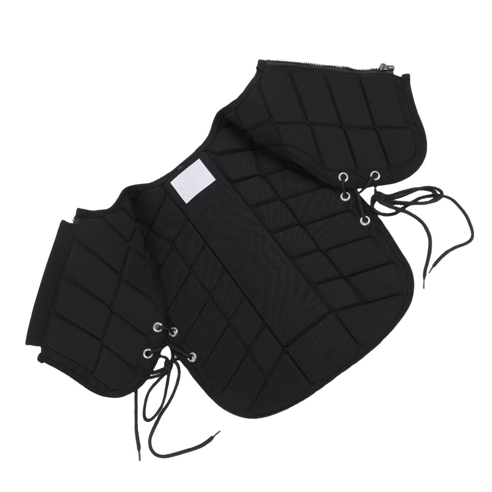 Kids Horse Riding Vest Front Zipper Closure Padded Equestrian Vest Horse view 6