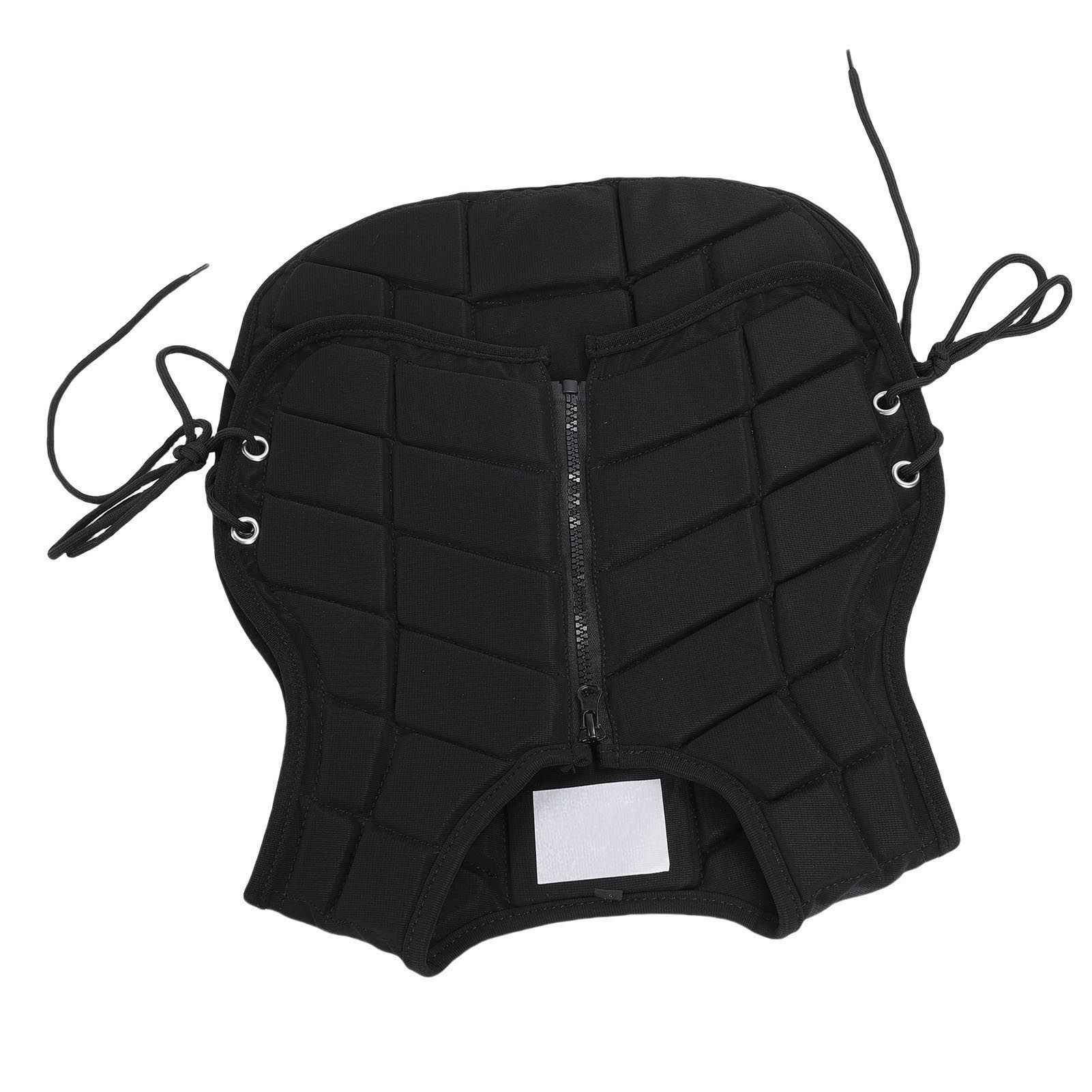 Kids Horse Riding Vest Front Zipper Closure Padded Equestrian Vest Horse view 9