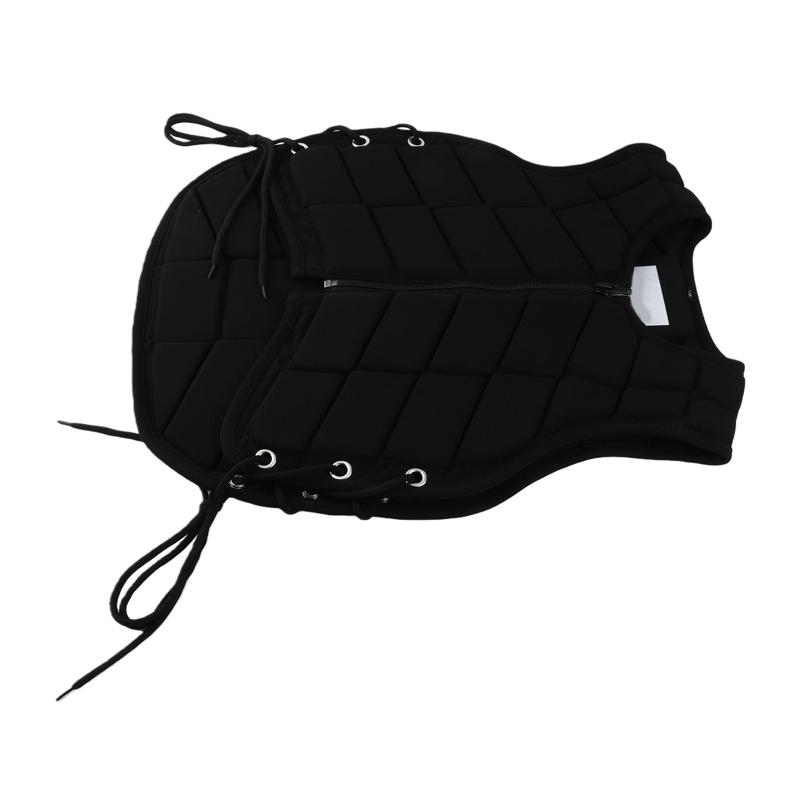 Kids Horse Riding Vest Front Zipper Closure Padded Equestrian Vest Horse view 6