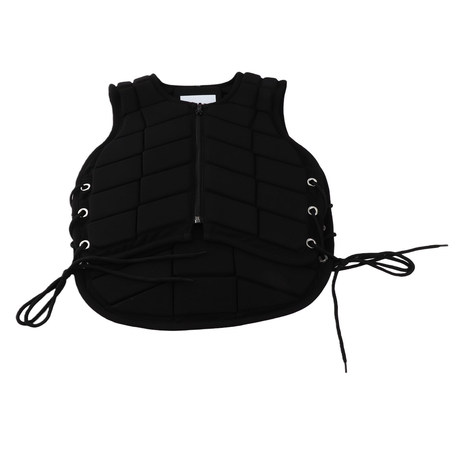Kids Horse Riding Vest Front Zipper Closure Padded Equestrian Vest Horse view 8