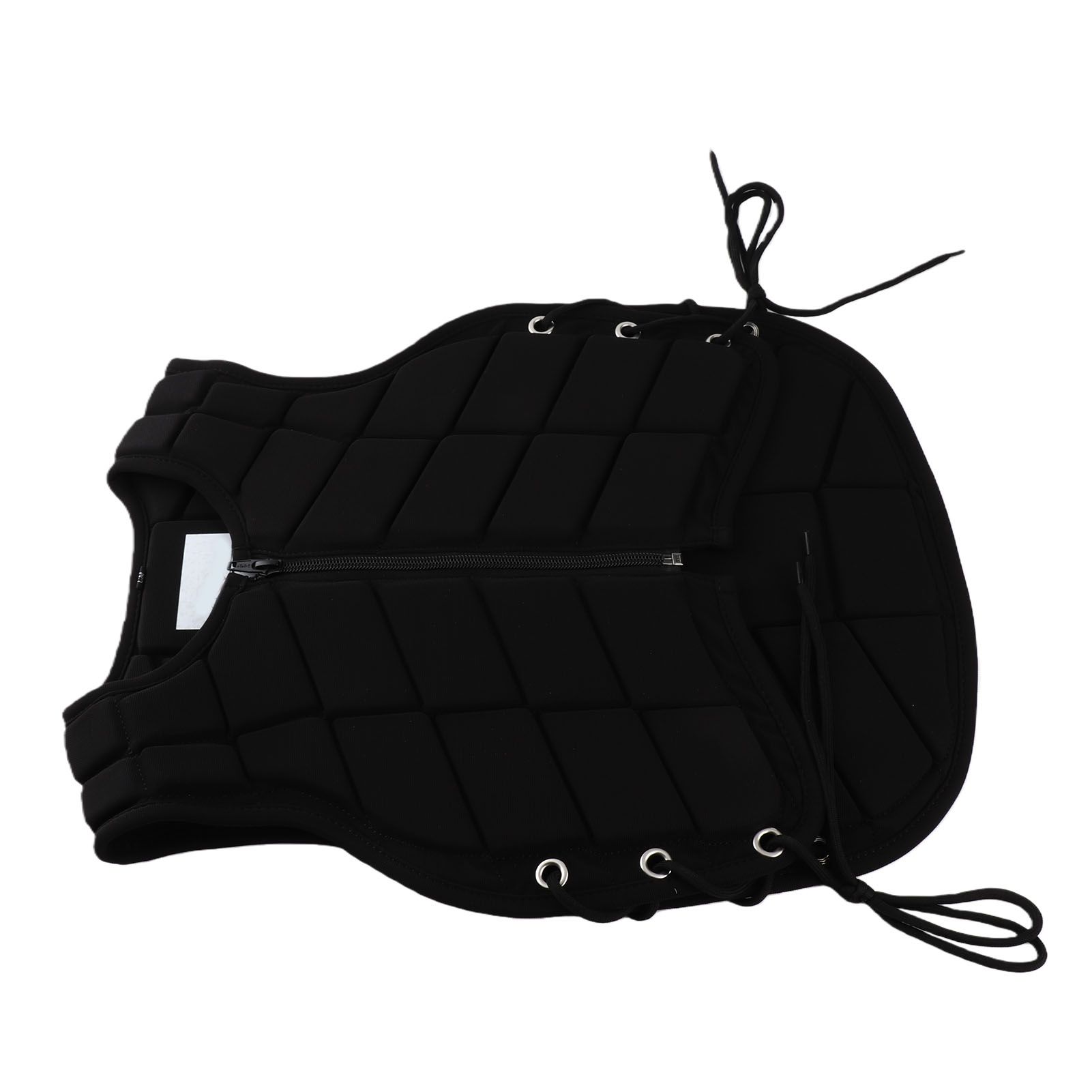 Kids Horse Riding Vest Front Zipper Closure Padded Equestrian Vest Horse view 9