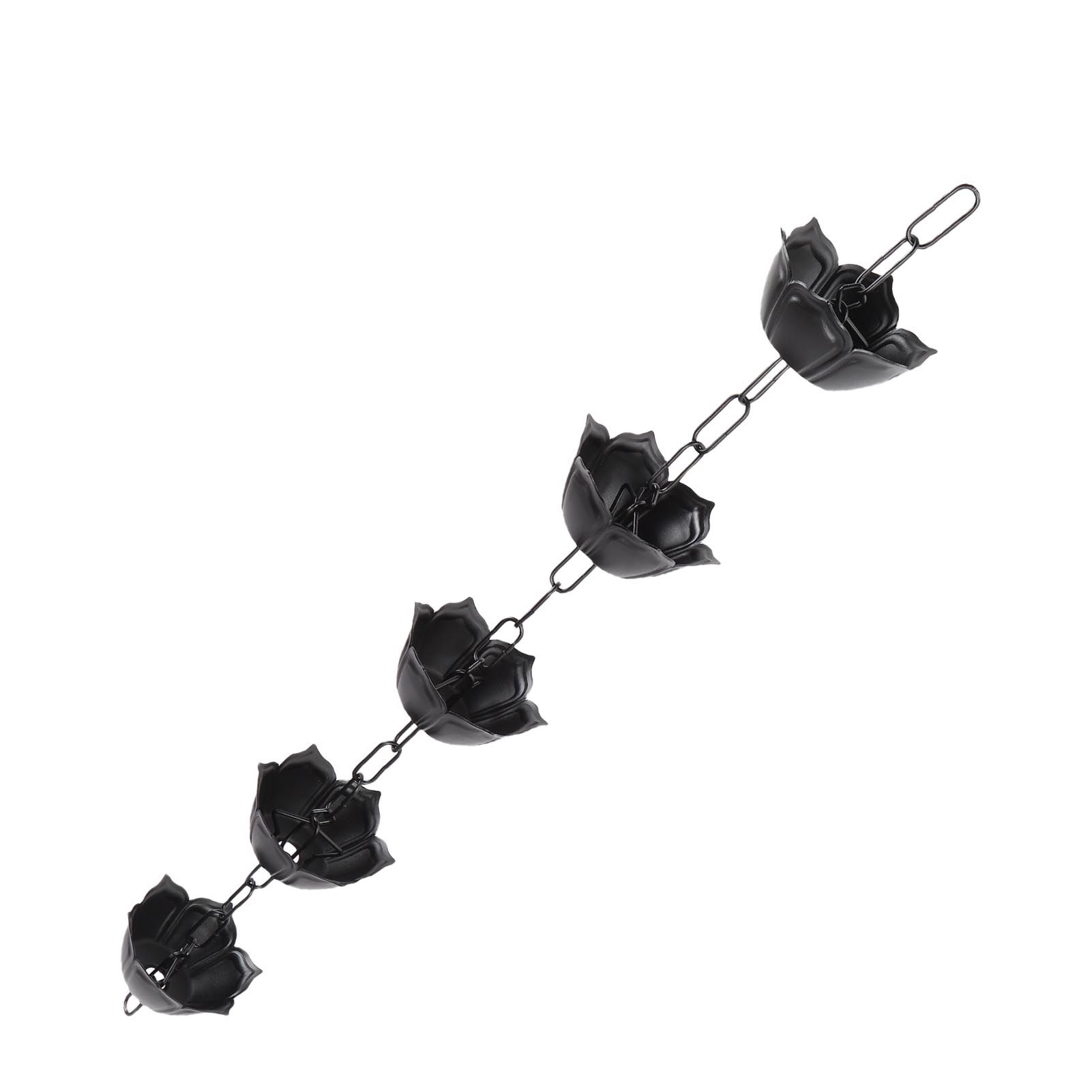 Rain Chain 3.3ft Decorative Rain Catcher Chain for Gutters Outside Rain Gutter view 4