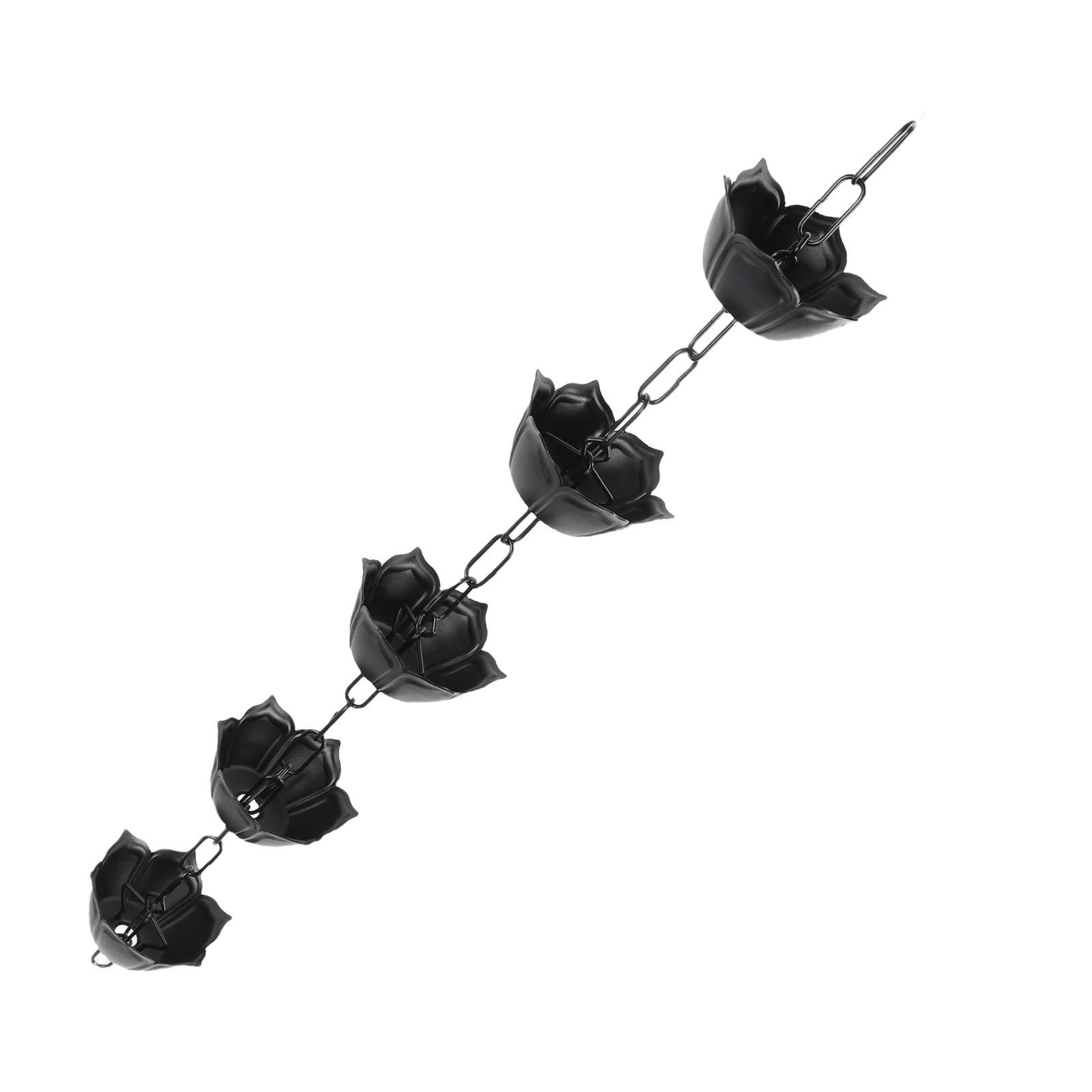 Rain Chain 3.3ft Decorative Rain Catcher Chain for Gutters Outside Rain Gutter view 6