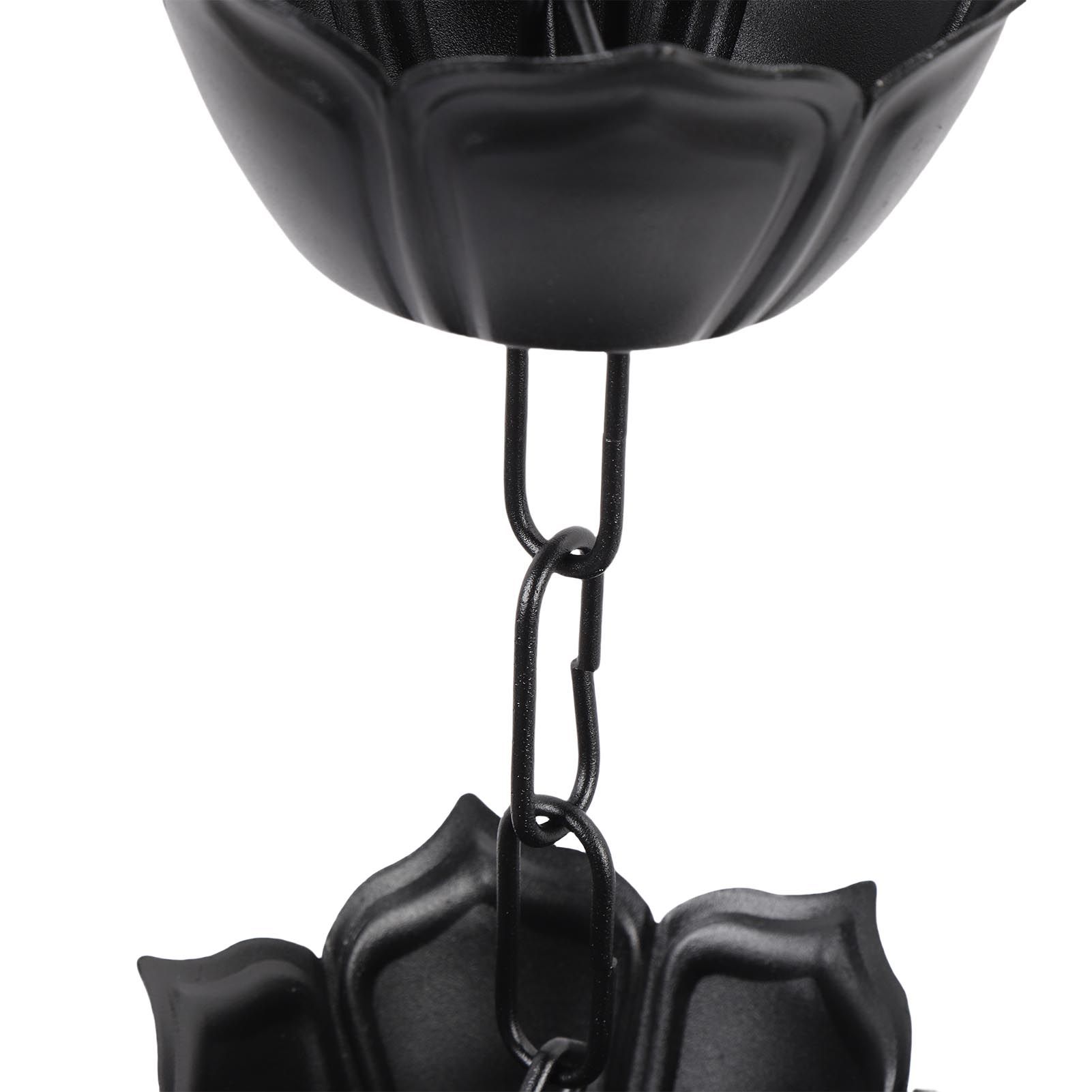 Rain Chain 3.3ft Decorative Rain Catcher Chain for Gutters Outside Rain Gutter view 7