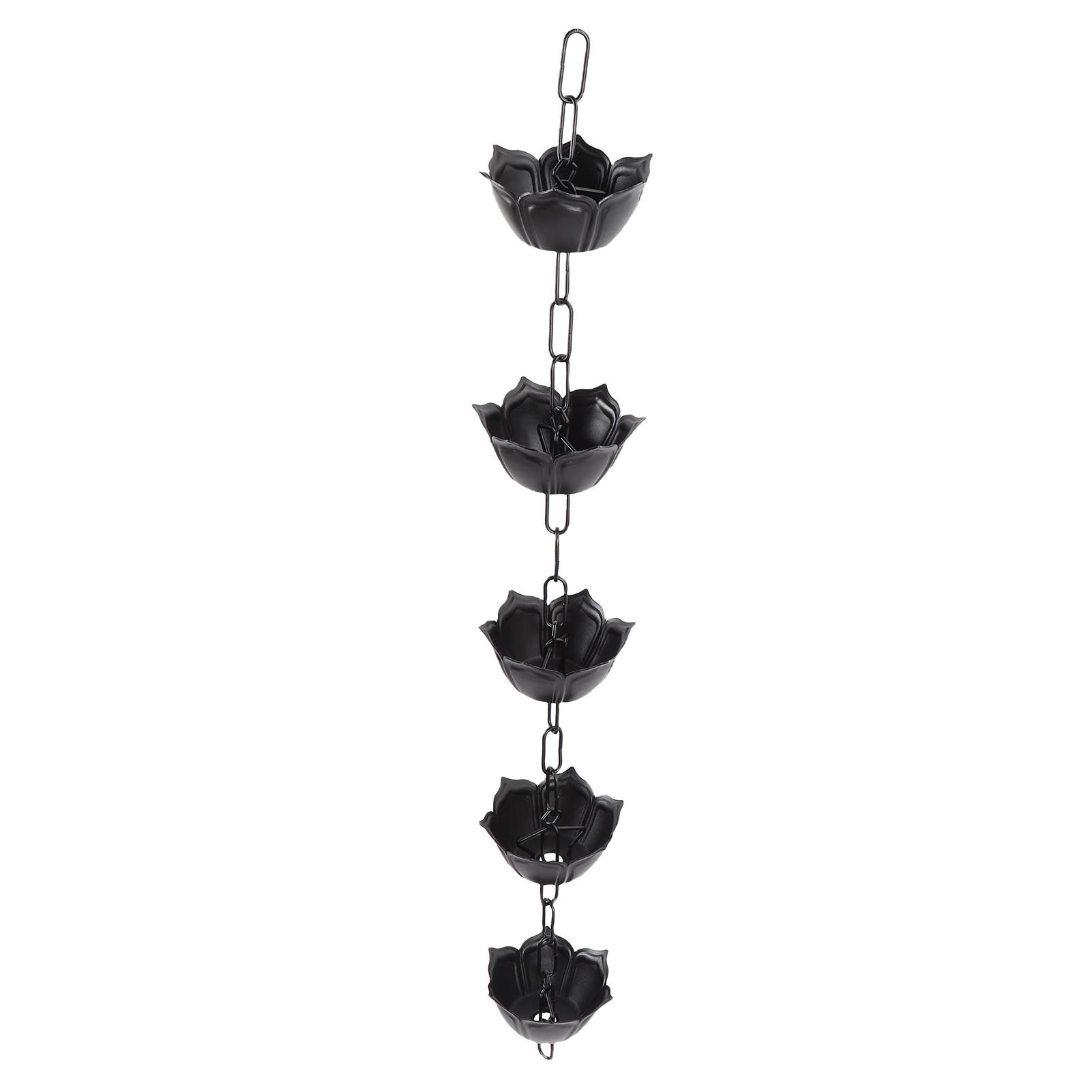 Rain Chain 3.3ft Decorative Rain Catcher Chain for Gutters Outside Rain Gutter view 11