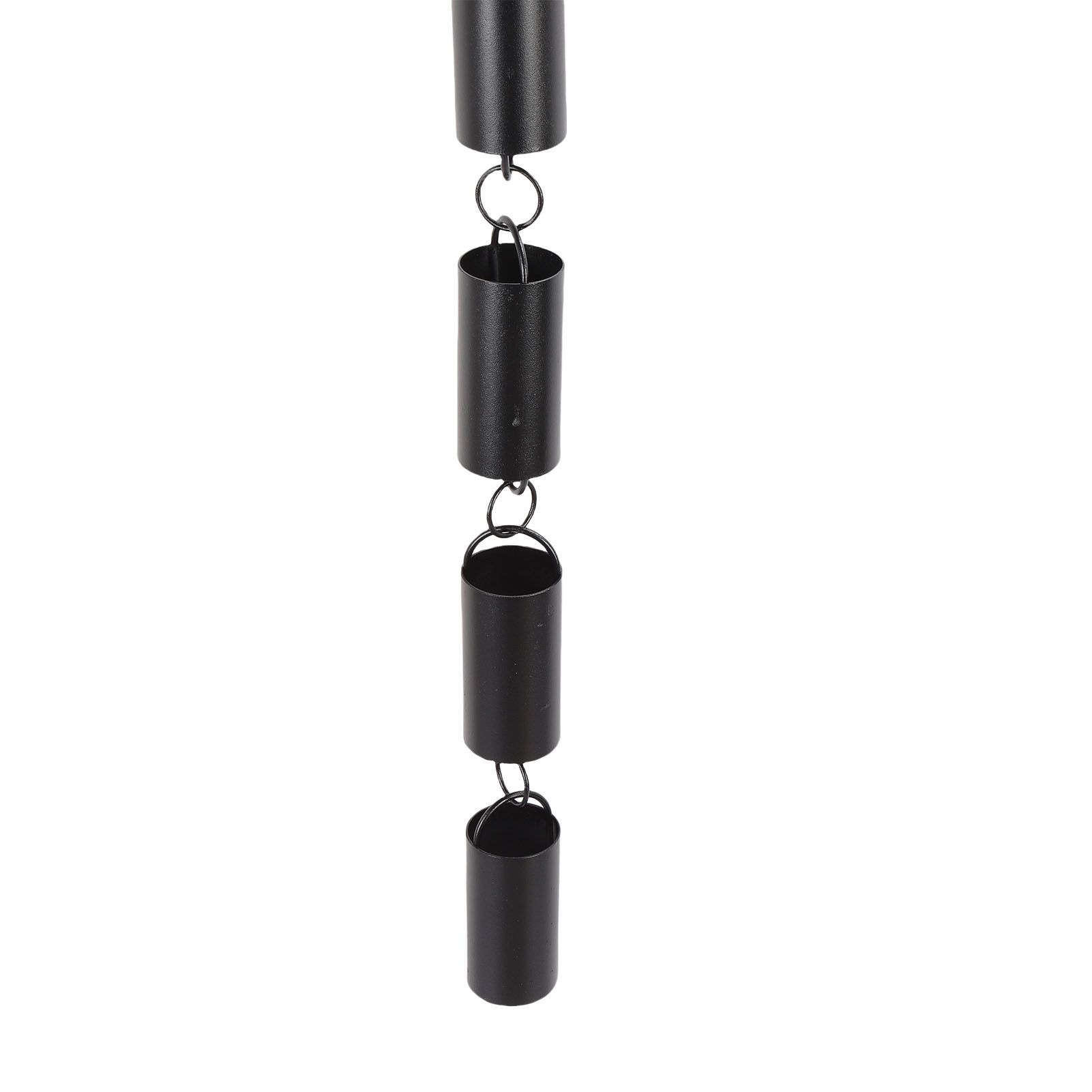 Aluminum Alloy Cylinder Rain Chain 39.4in Decorative Rain Catcher Chain for view 6