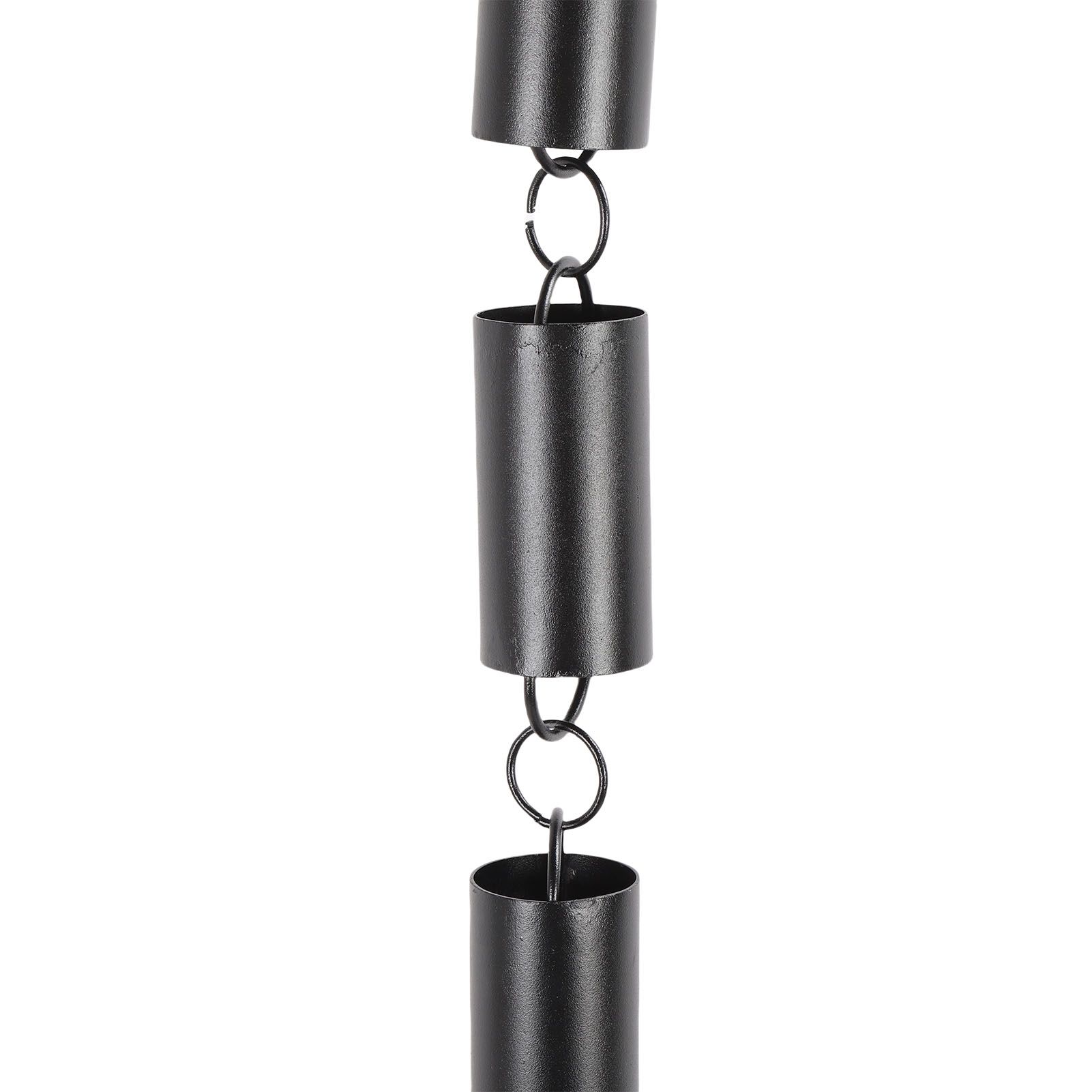 Aluminum Alloy Cylinder Rain Chain 39.4in Decorative Rain Catcher Chain for view 7