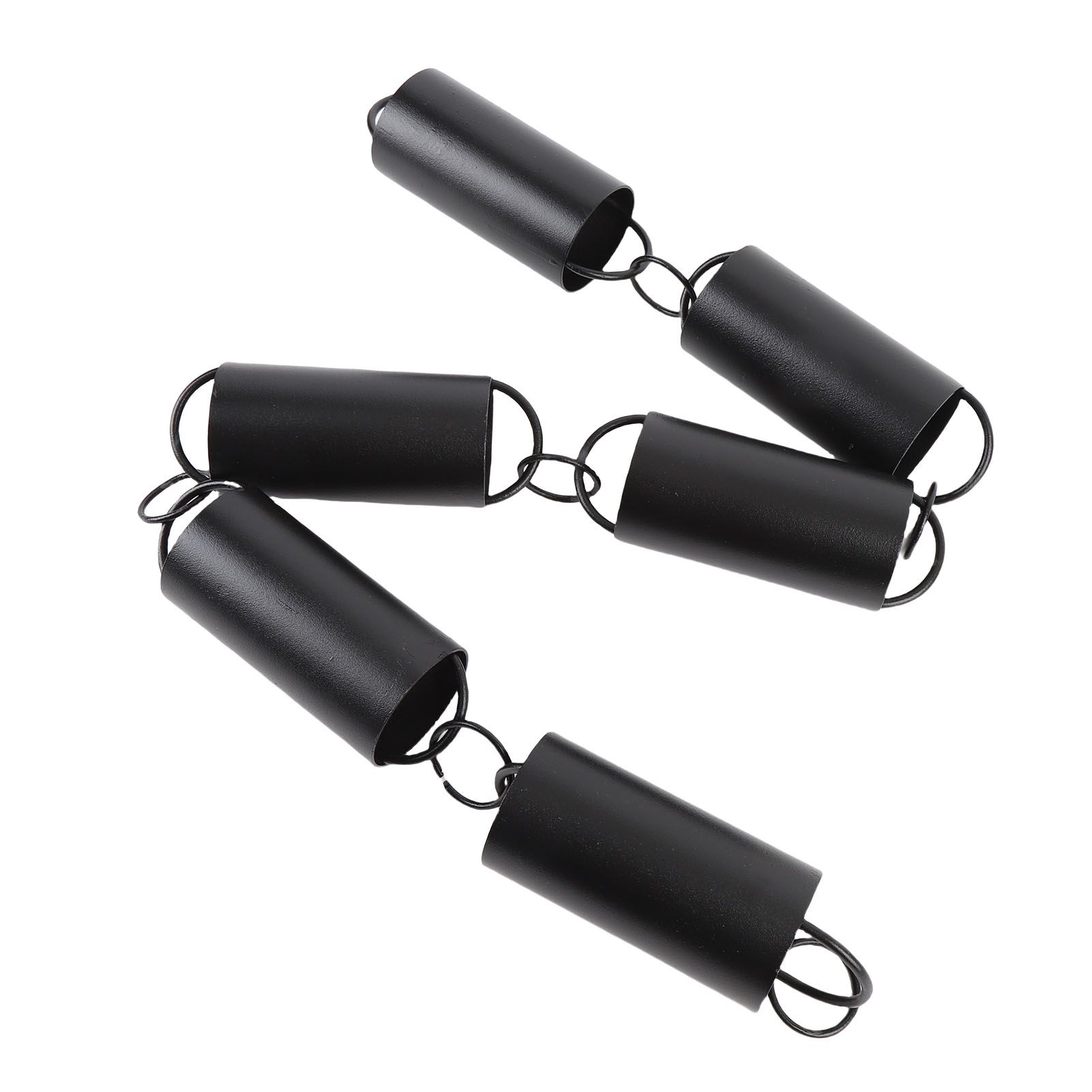 Aluminum Alloy Cylinder Rain Chain 39.4in Decorative Rain Catcher Chain for view 12