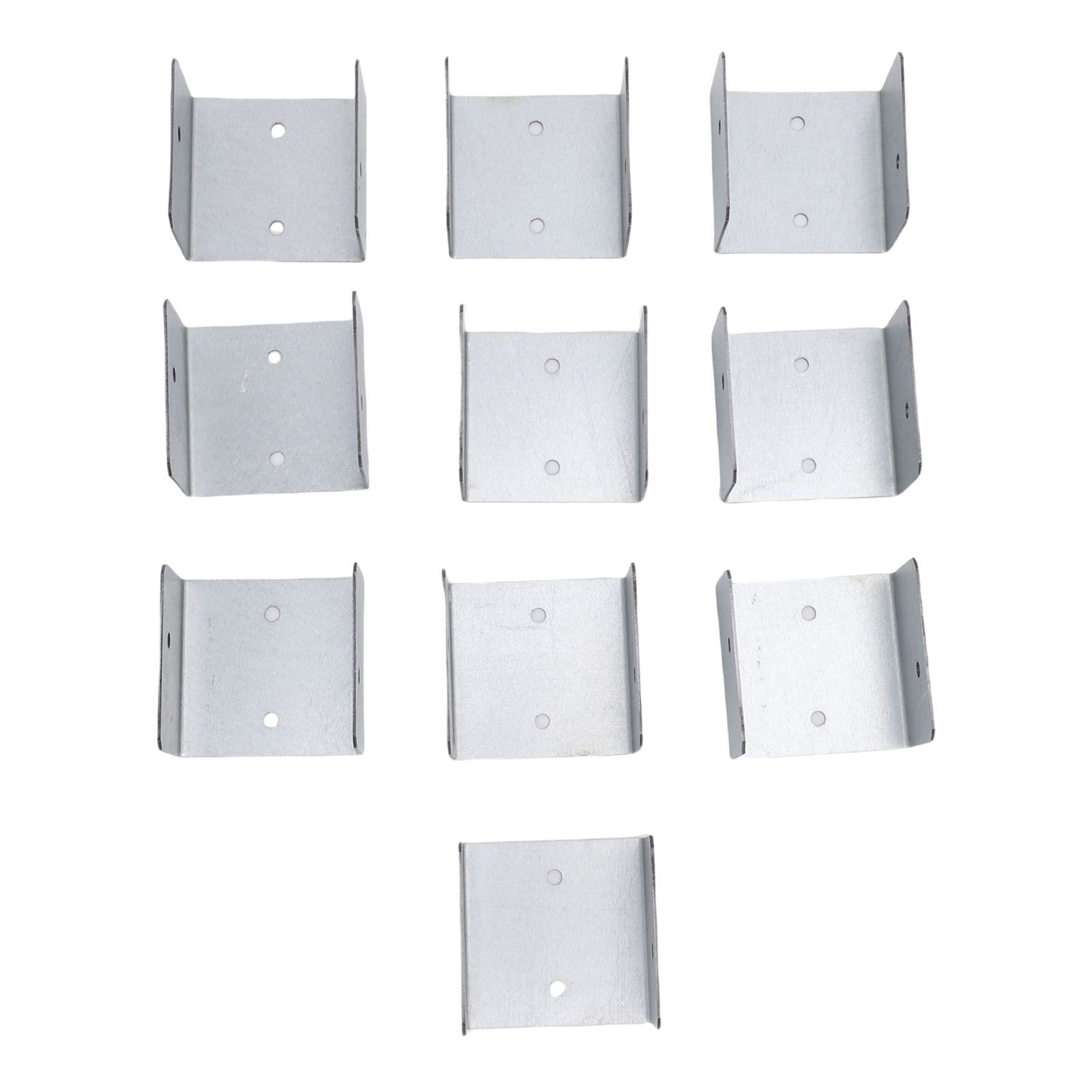 10pcs Timber Post Fasteners U Shape Galvanised Steel Anti Theft Anti Vibration view 2