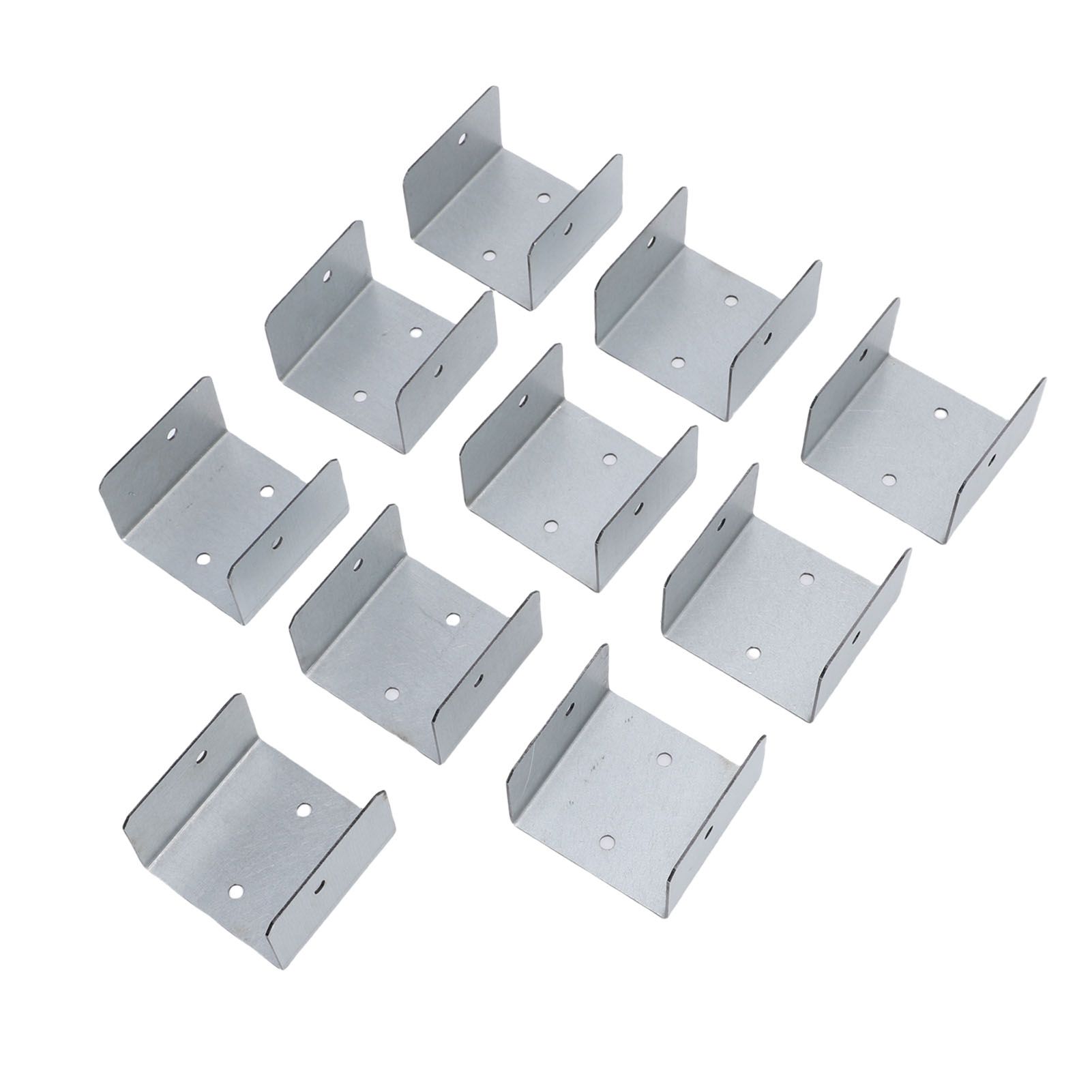 10pcs Timber Post Fasteners U Shape Galvanised Steel Anti Theft Anti Vibration view 9
