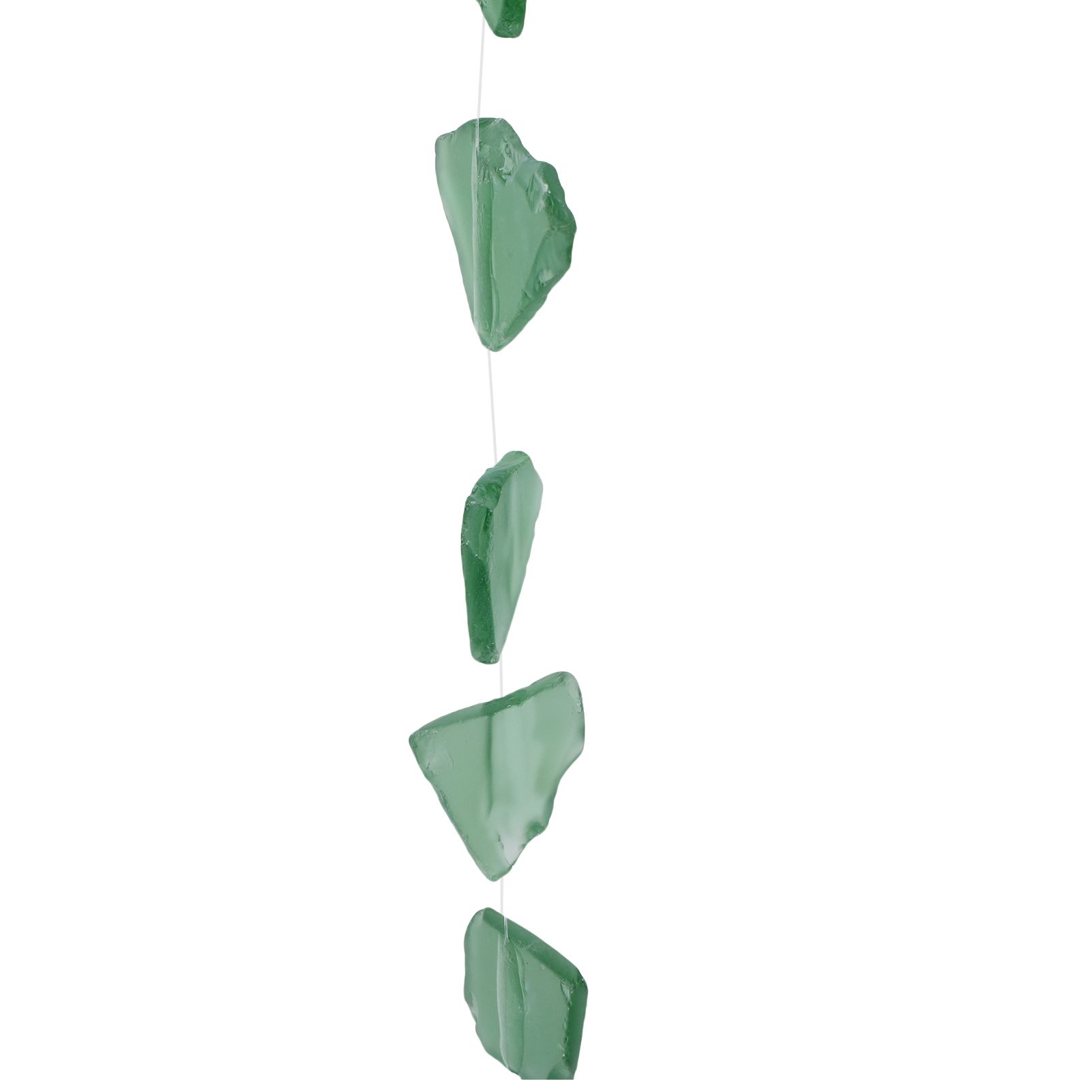 Wind Chimes Unique Hand Crafted Sea Glass Driftwood Chime for Indoor Outdoor view 2
