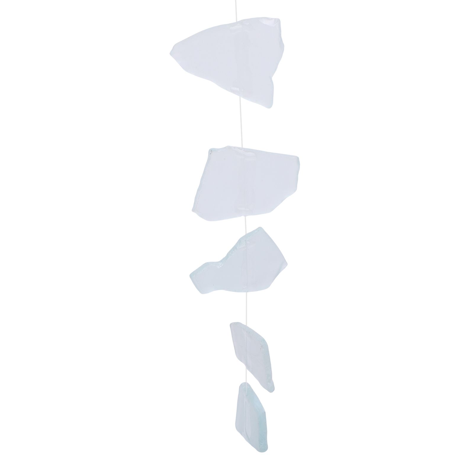Wind Chimes Unique Hand Crafted Sea Glass Driftwood Chime for Indoor Outdoor view 2