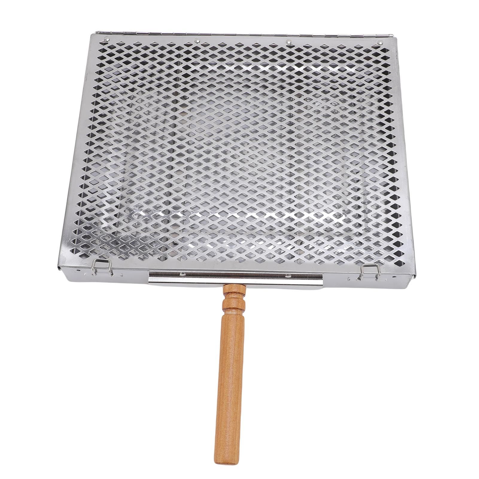 BBQ Grilling Basket Stainless Steel Portable Outdoor Camping Barbecue Basket