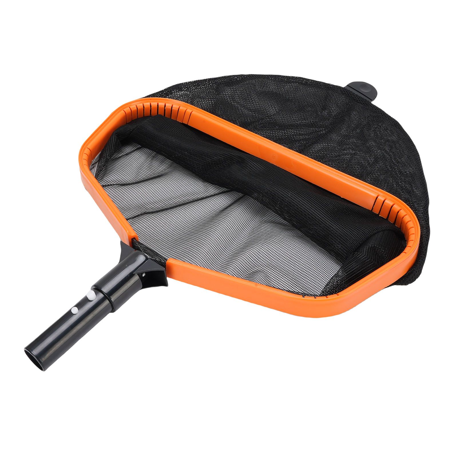 Pool Skimmer Net Leaf Rake Cleaning Tool with Fine Mesh Net Bag Aluminum Frame