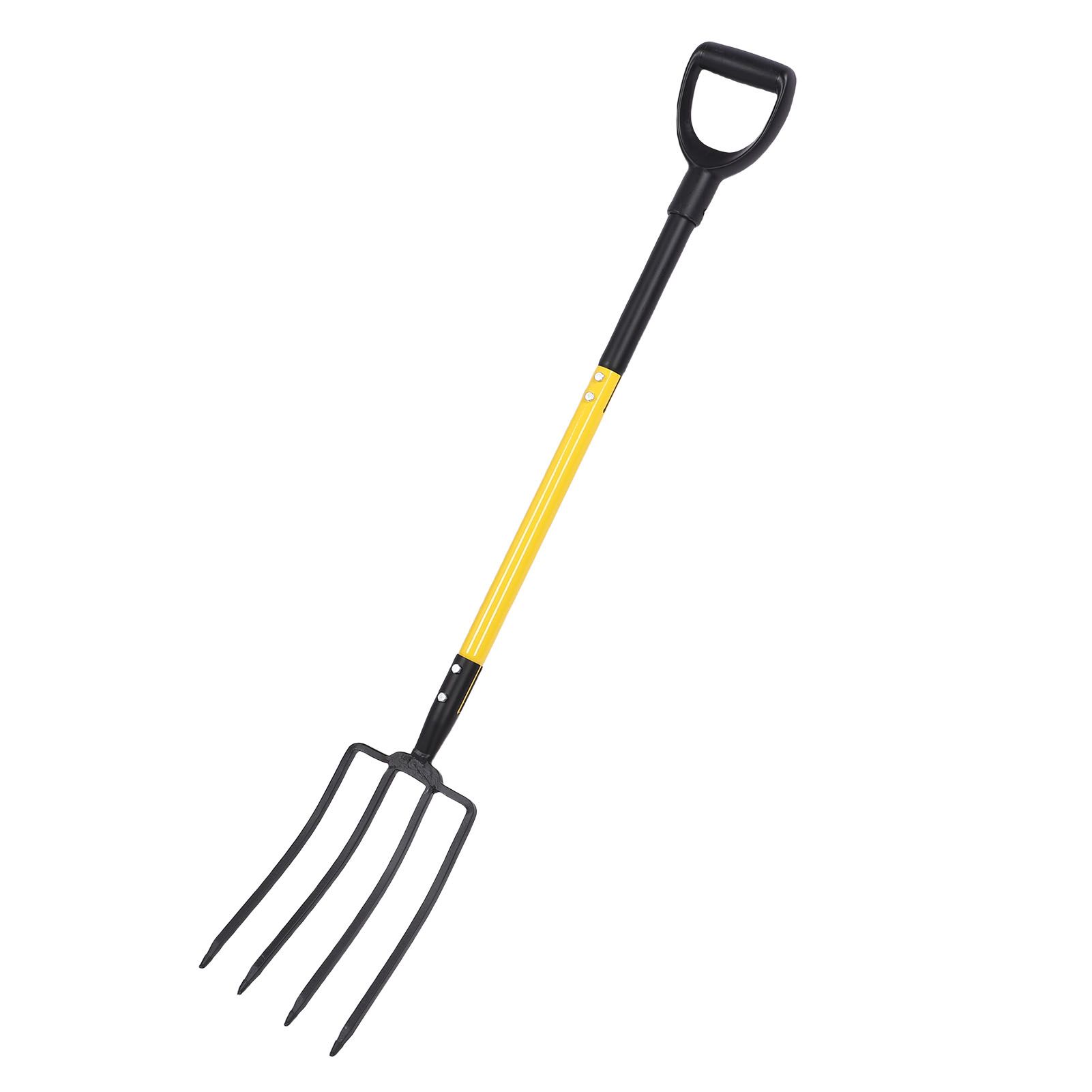 46 Inch Pitch Fork Y Grip Versatile 4 Tines Garden Spading Fork for Gardening view 9