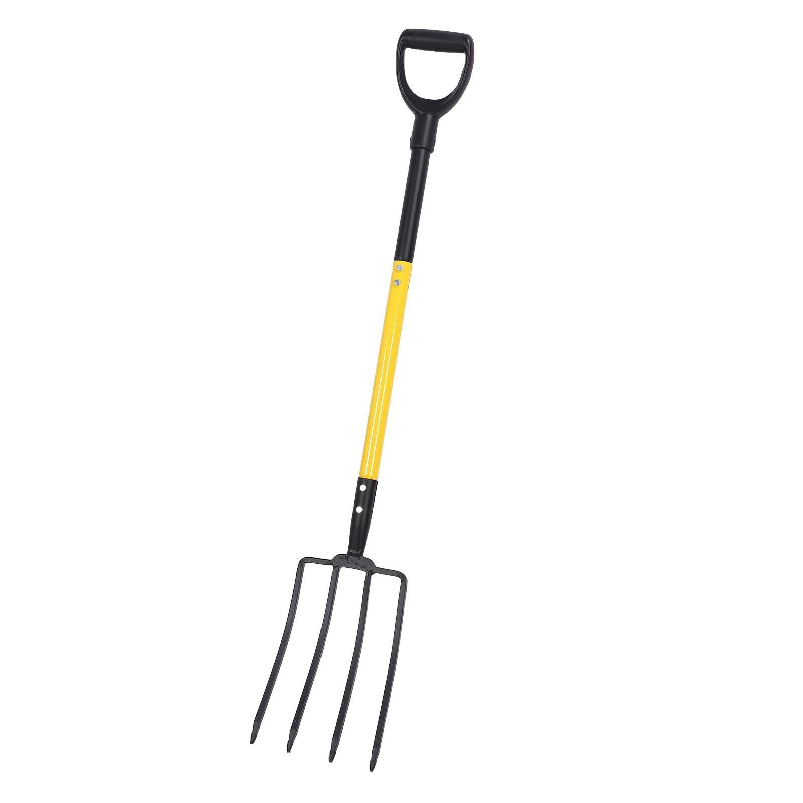 46 Inch Pitch Fork Y Grip Versatile 4 Tines Garden Spading Fork for Gardening view 10