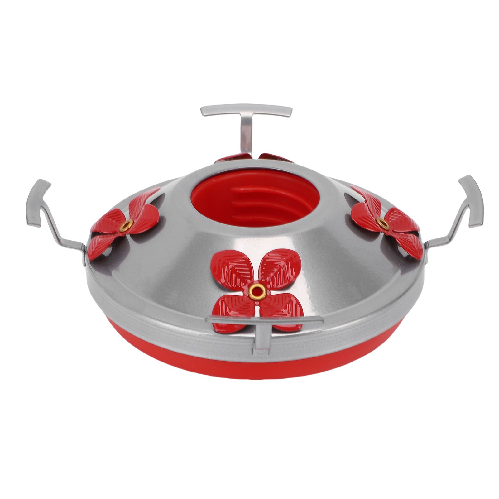 Hummingbird Feeder Base Iron and Plastic 1.77 Inch Hummingbird Feeder Bottom view 8