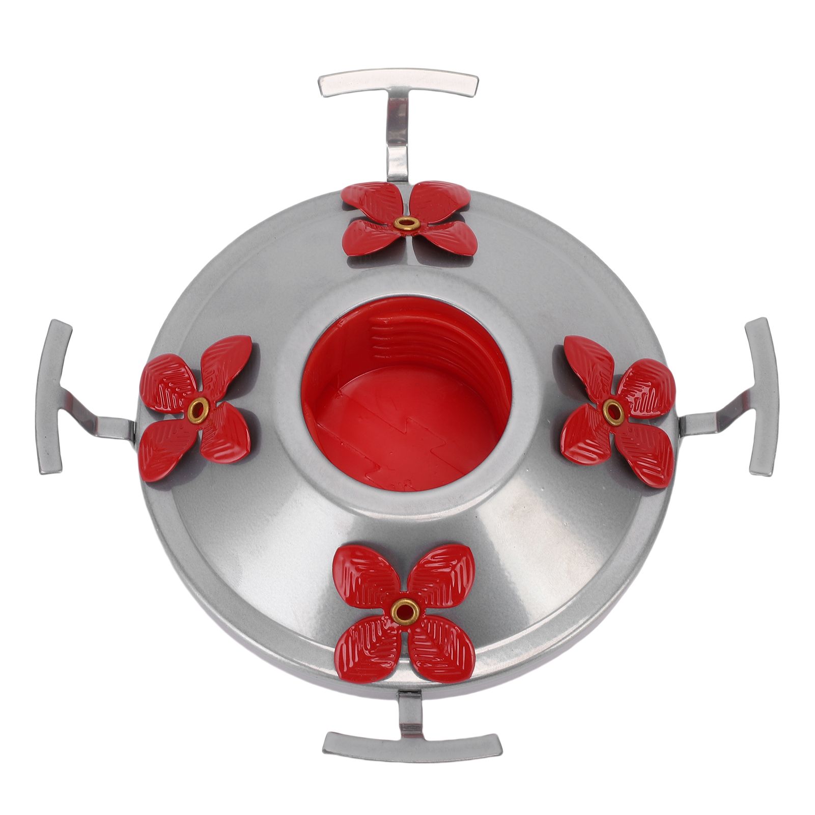 Hummingbird Feeder Base Iron and Plastic 1.77 Inch Hummingbird Feeder Bottom view 9