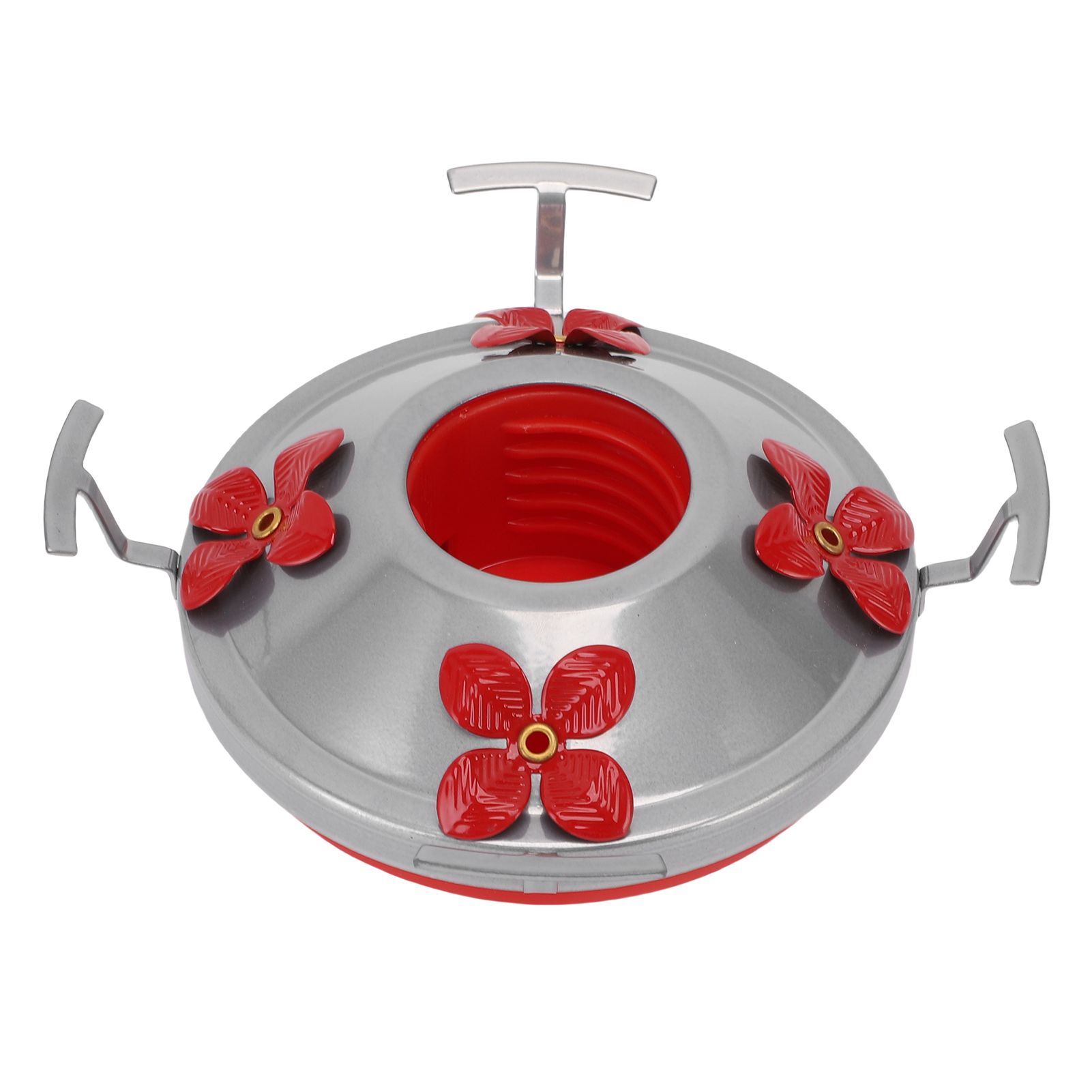 Hummingbird Feeder Base Iron and Plastic 1.77 Inch Hummingbird Feeder Bottom view 10