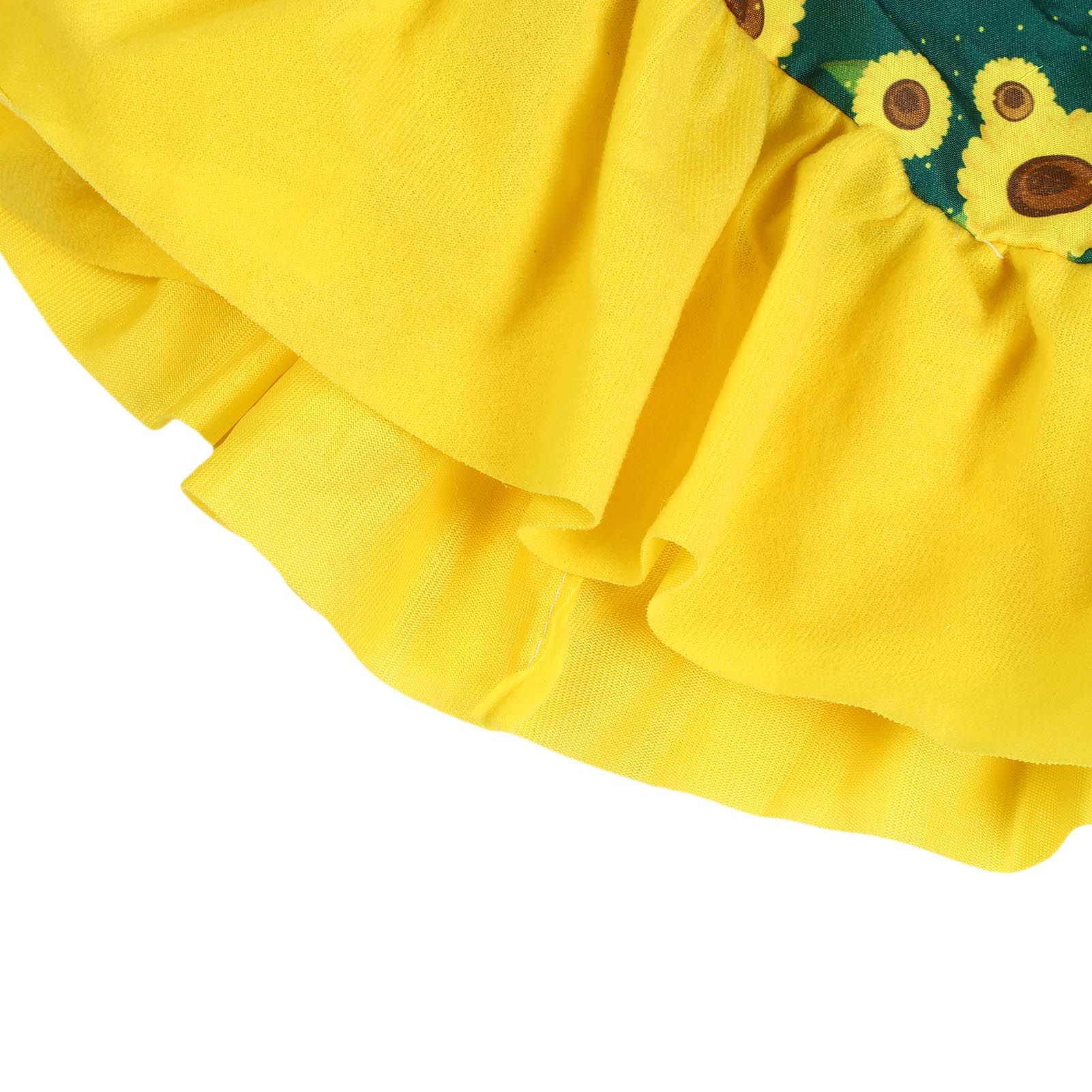 Sunflower Goose Outfit Unique Fade Proof Machine Washable Goose Statue Costume view 5