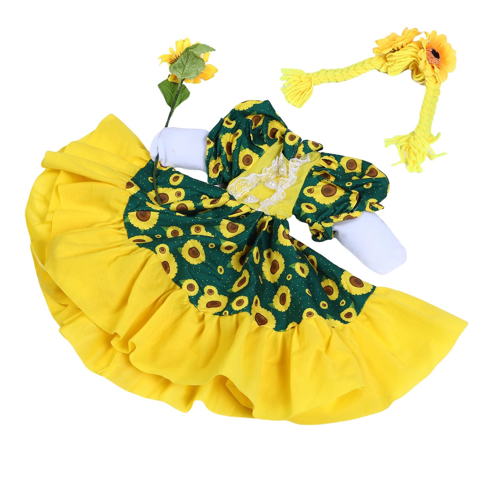 Sunflower Goose Outfit Unique Fade Proof Machine Washable Goose Statue Costume view 6