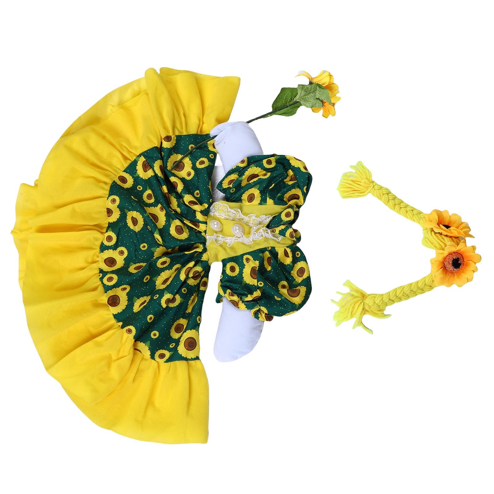 Sunflower Goose Outfit Unique Fade Proof Machine Washable Goose Statue Costume view 8
