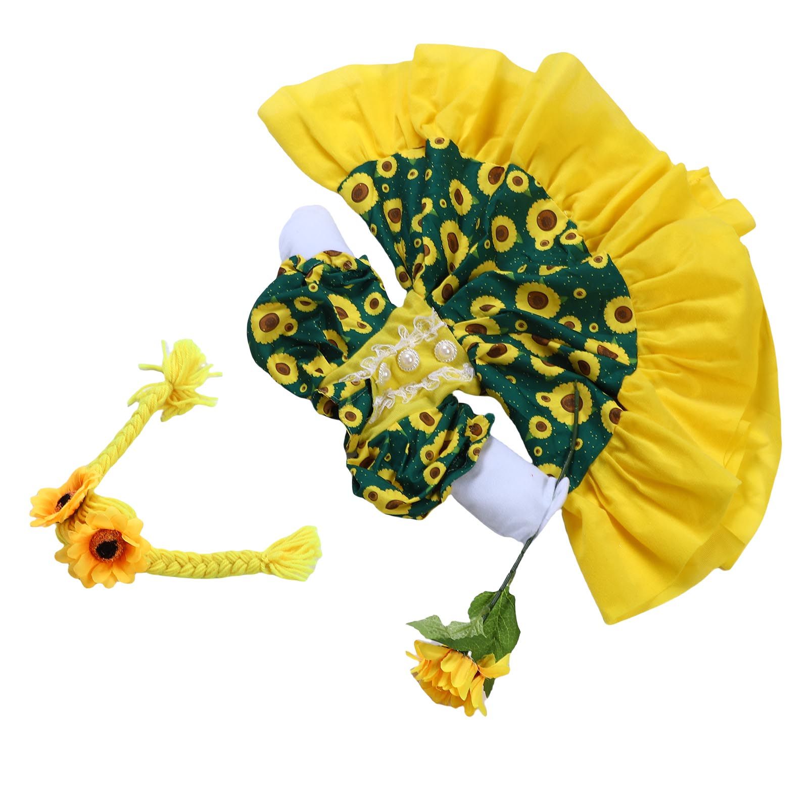 Sunflower Goose Outfit Unique Fade Proof Machine Washable Goose Statue Costume view 10