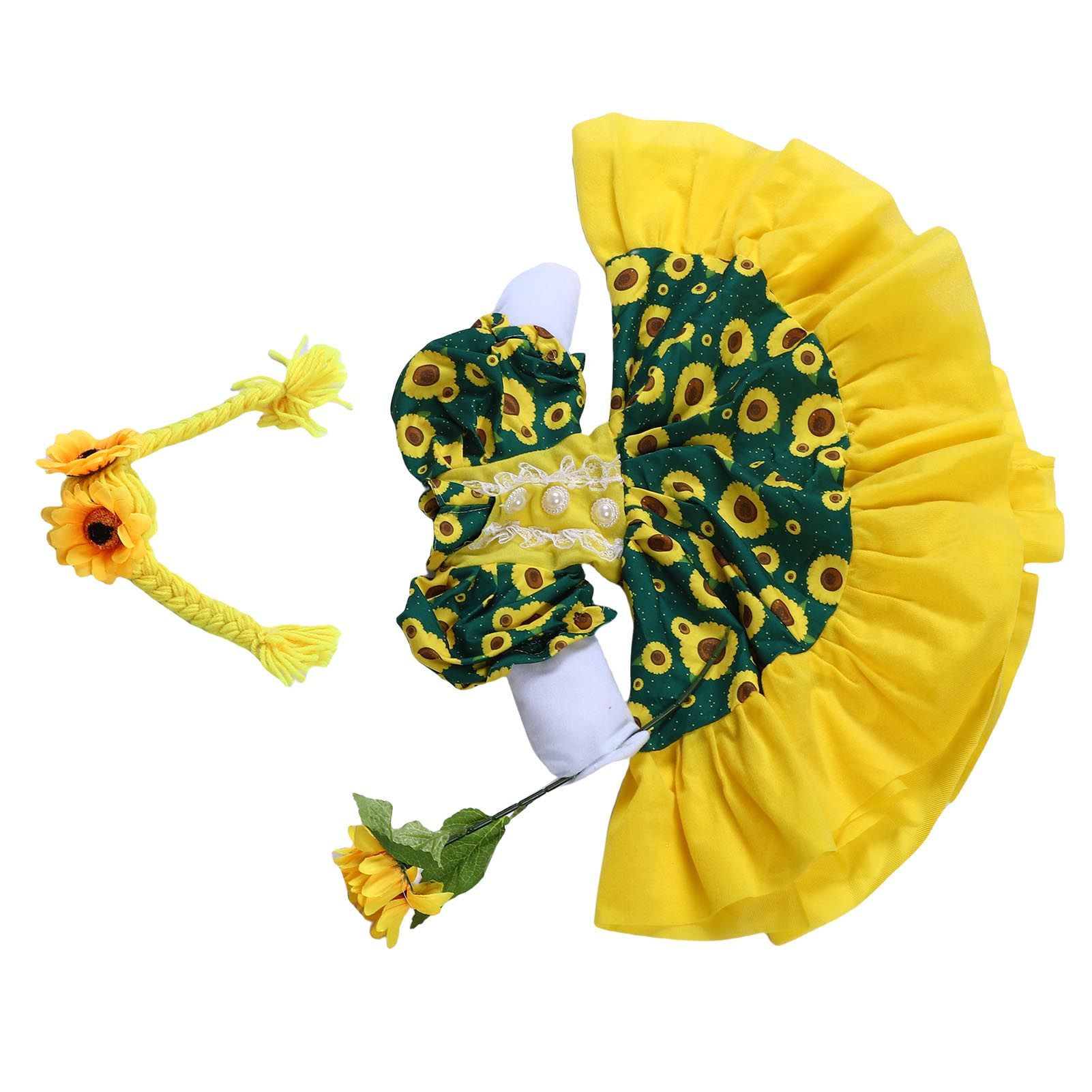 Sunflower Goose Outfit Unique Fade Proof Machine Washable Goose Statue Costume view 11