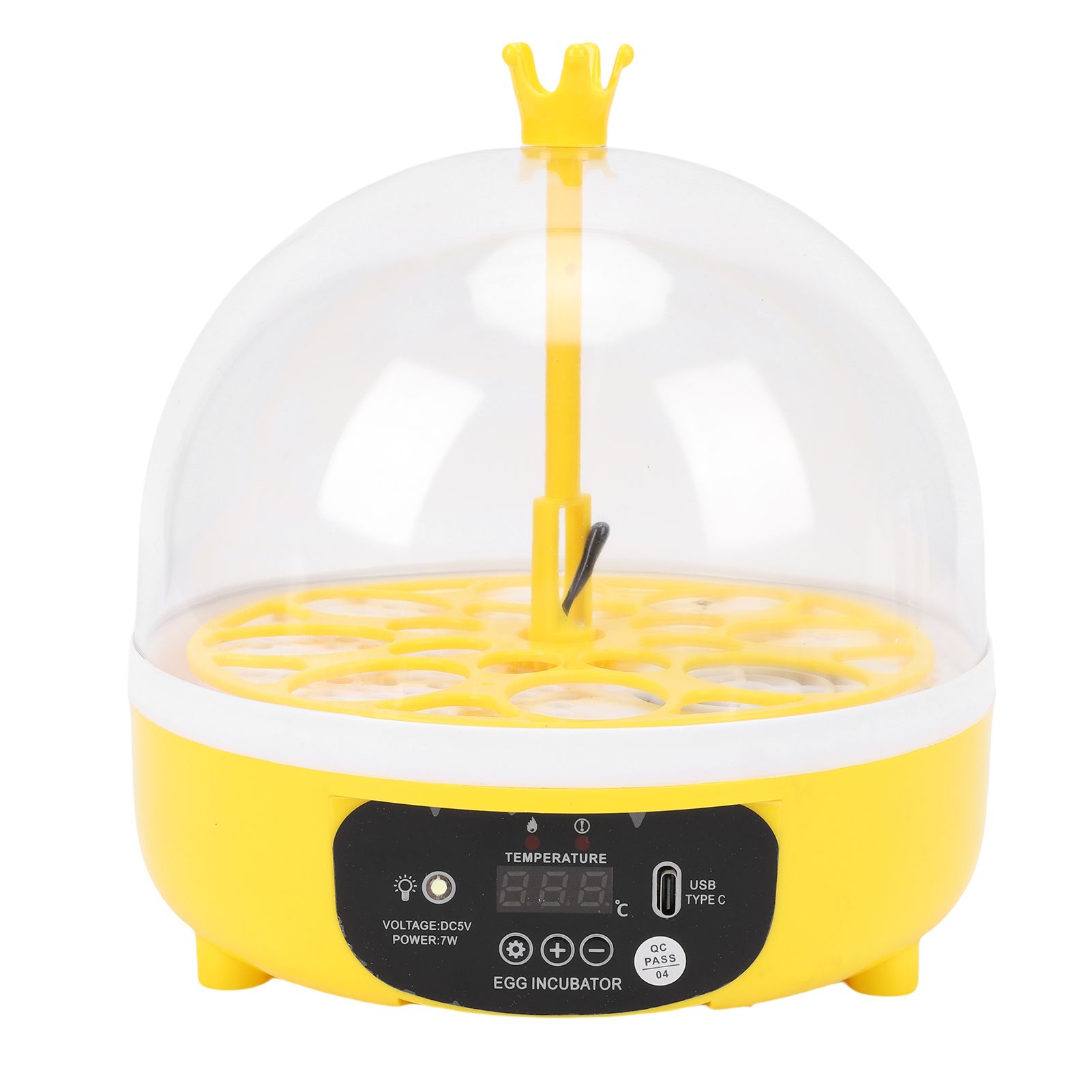 Egg Incubator for Hatching Eggs Humidity Temperature Control Egg Candler view 4