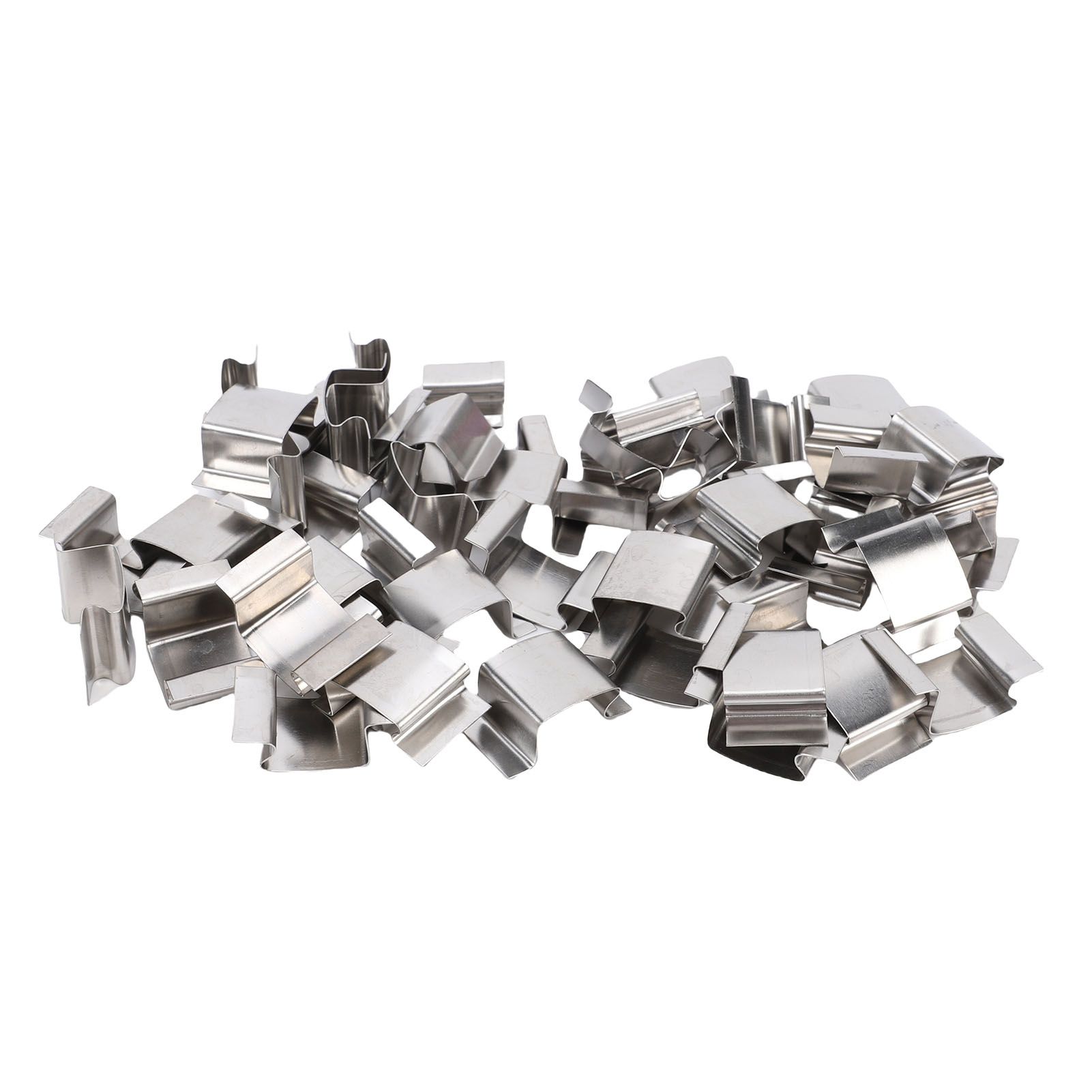50 Pcs Greenhouse Glass Clip Climbing Plant Clamp Stainless Steel Glazing — image 1