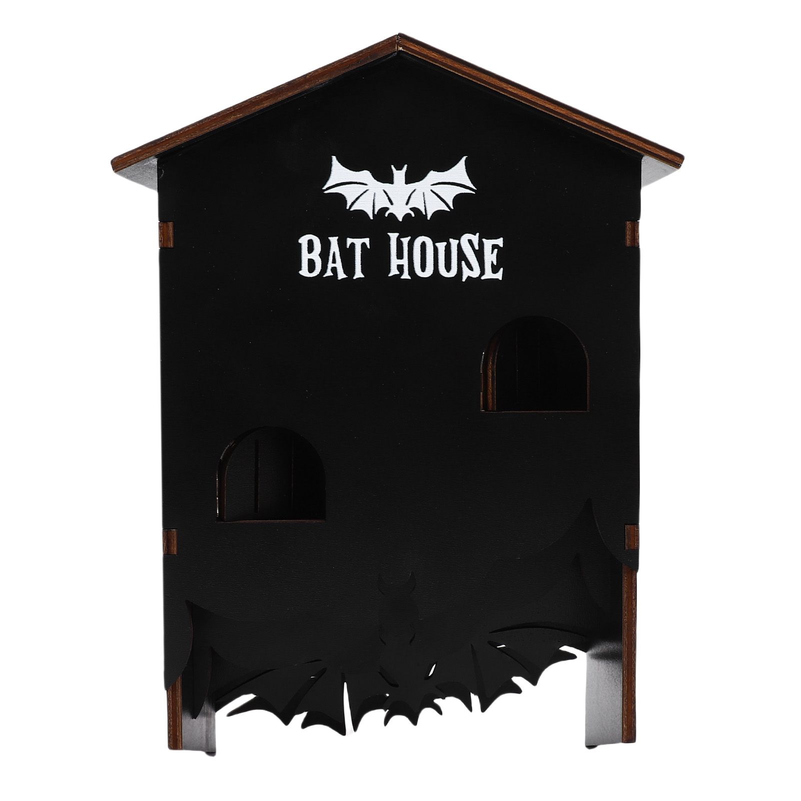 Bat House for Outdoor 3 Chamber Weather Proof Wooden Bat Shelter Box for view 4