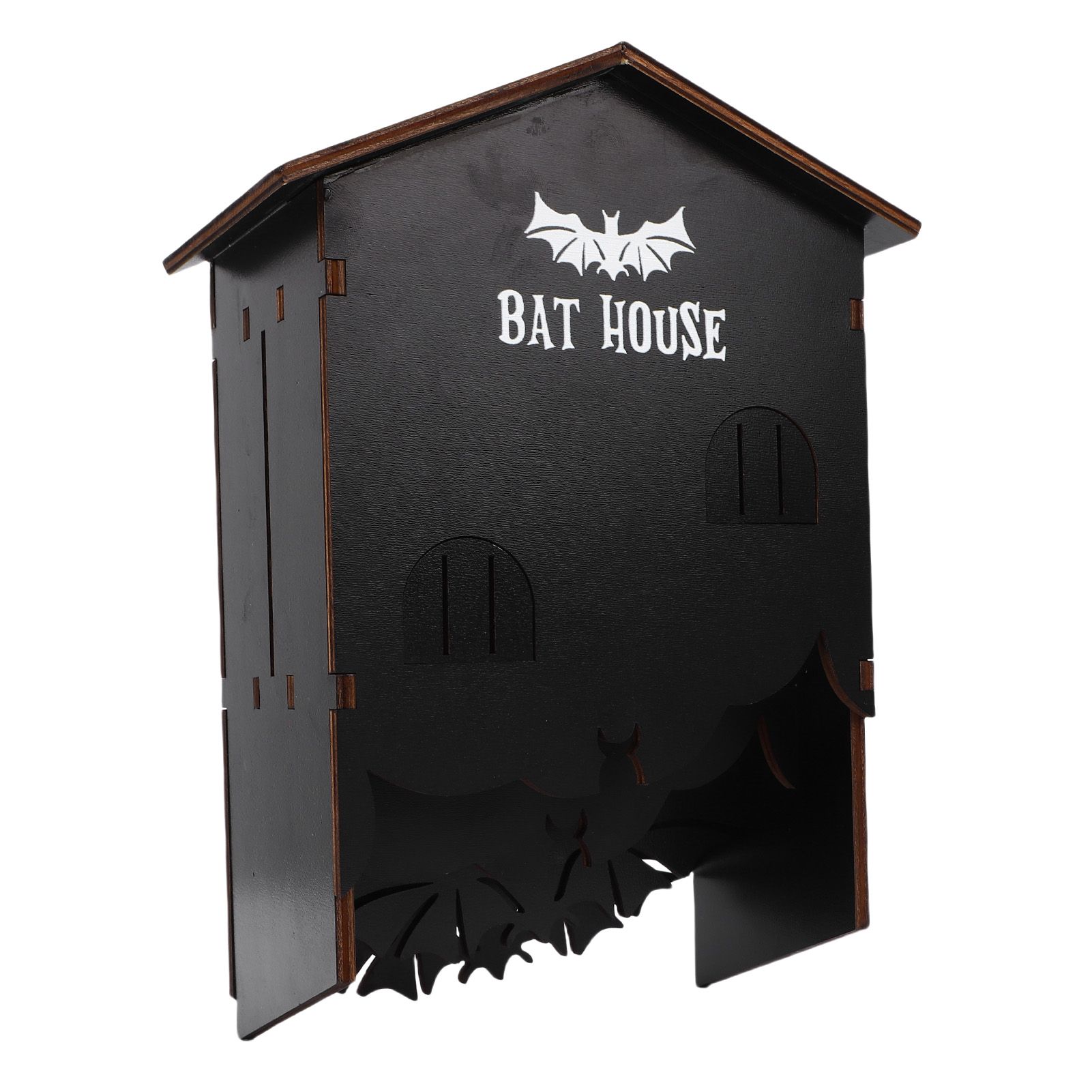 Bat House for Outdoor 3 Chamber Weather Proof Wooden Bat Shelter Box for view 6