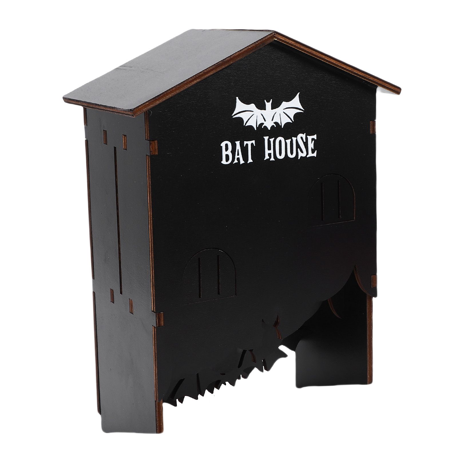 Bat House for Outdoor 3 Chamber Weather Proof Wooden Bat Shelter Box for view 8