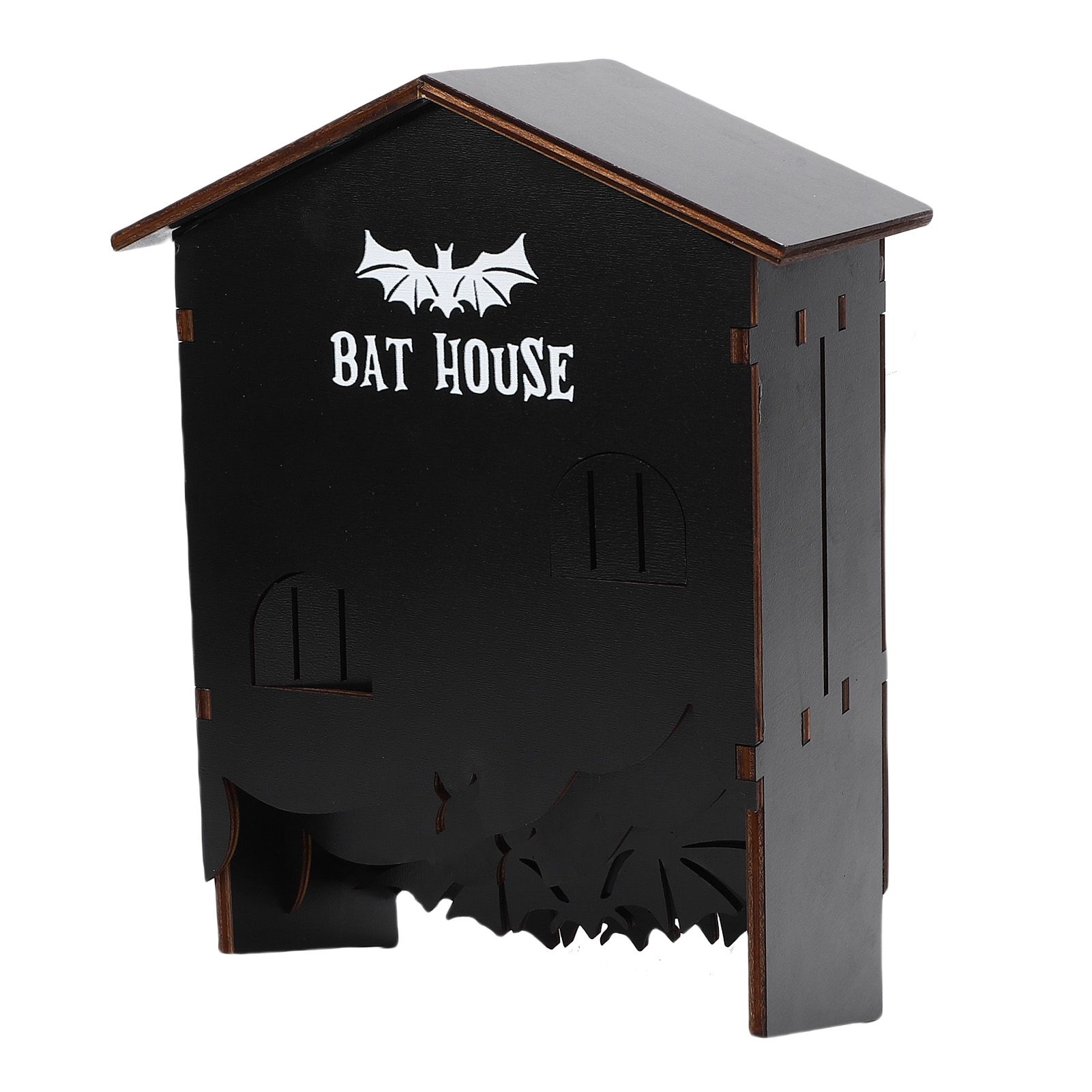 Bat House for Outdoor 3 Chamber Weather Proof Wooden Bat Shelter Box for view 10