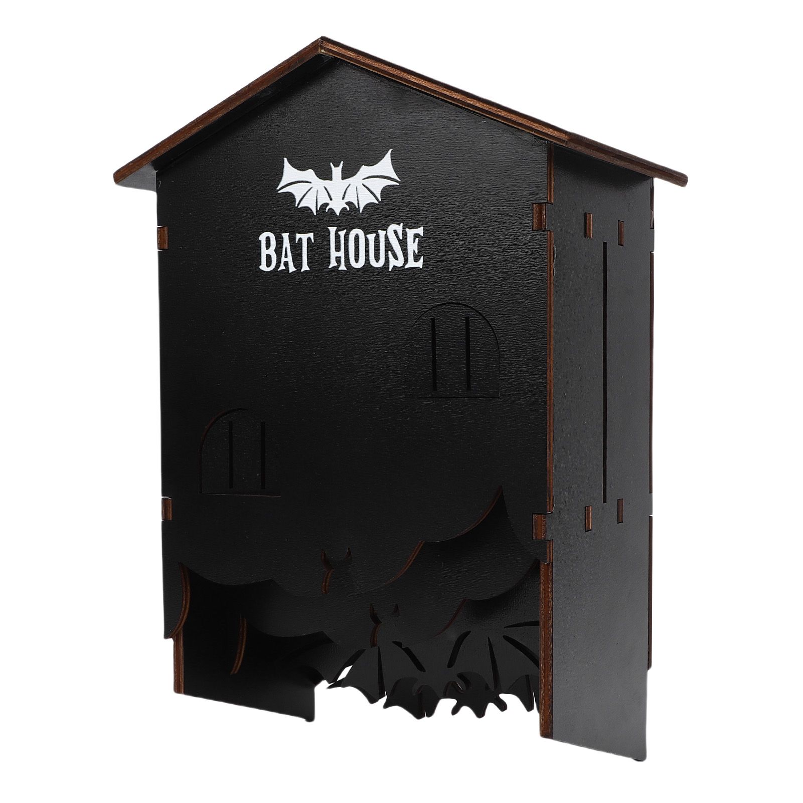Bat House for Outdoor 3 Chamber Weather Proof Wooden Bat Shelter Box for view 11