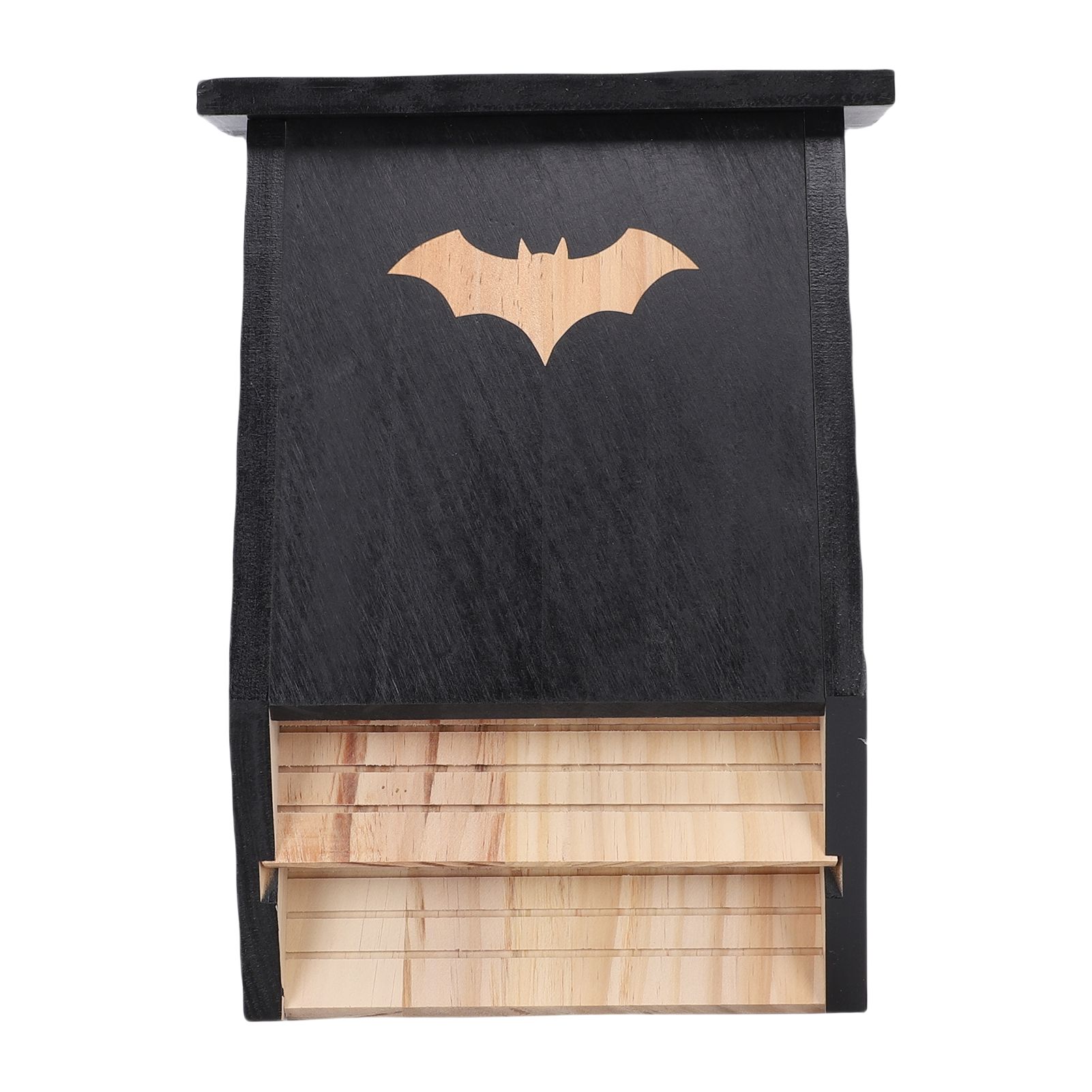 Wooden Bat House for Outdoors Double Chamber Bat Box Shelter Easy to Hang Hold view 6