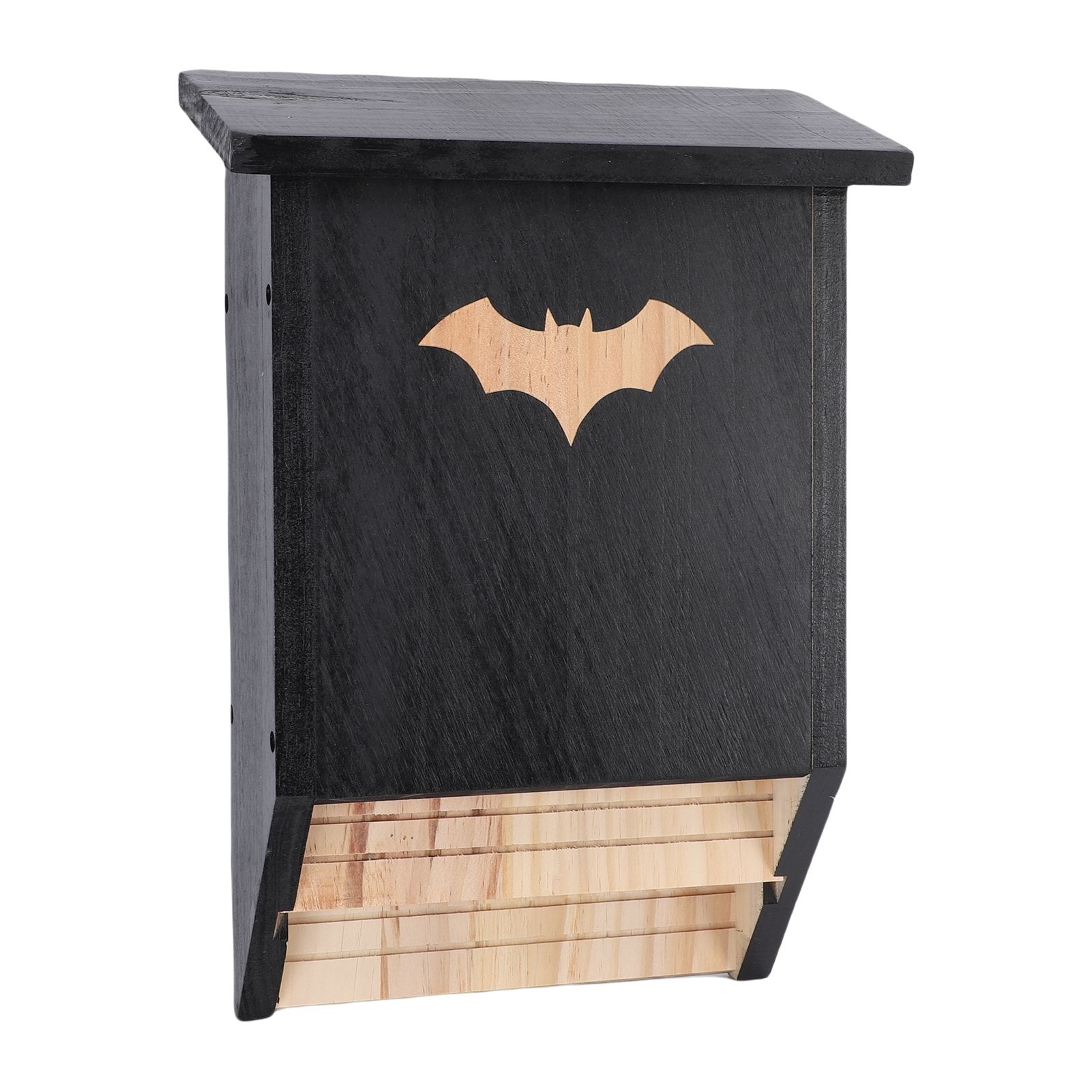 Wooden Bat House for Outdoors Double Chamber Bat Box Shelter Easy to Hang Hold view 9
