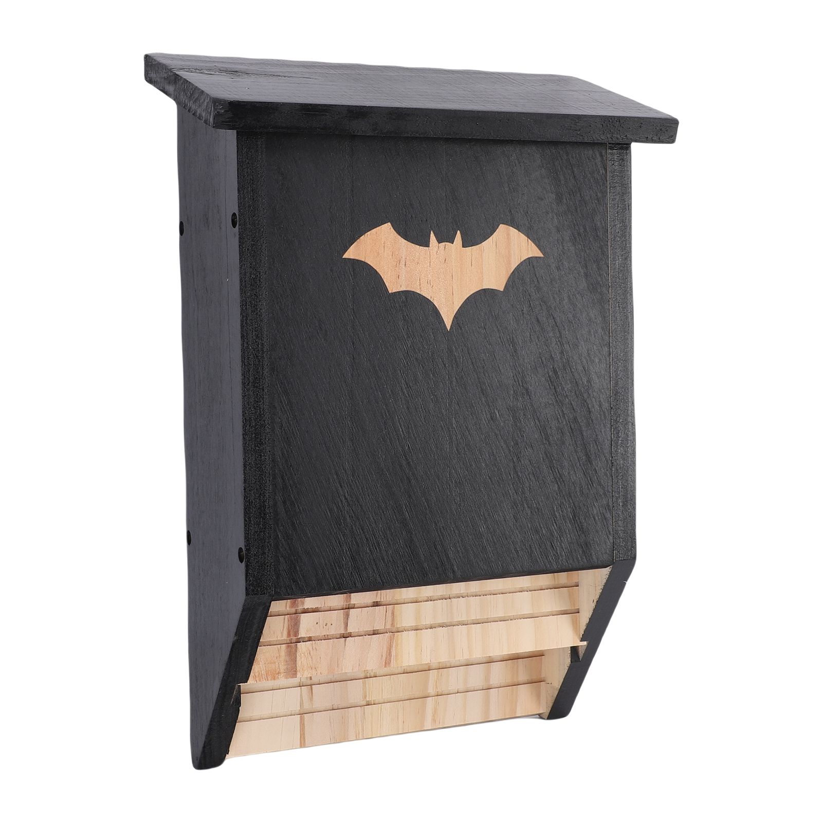Wooden Bat House for Outdoors Double Chamber Bat Box Shelter Easy to Hang Hold view 11