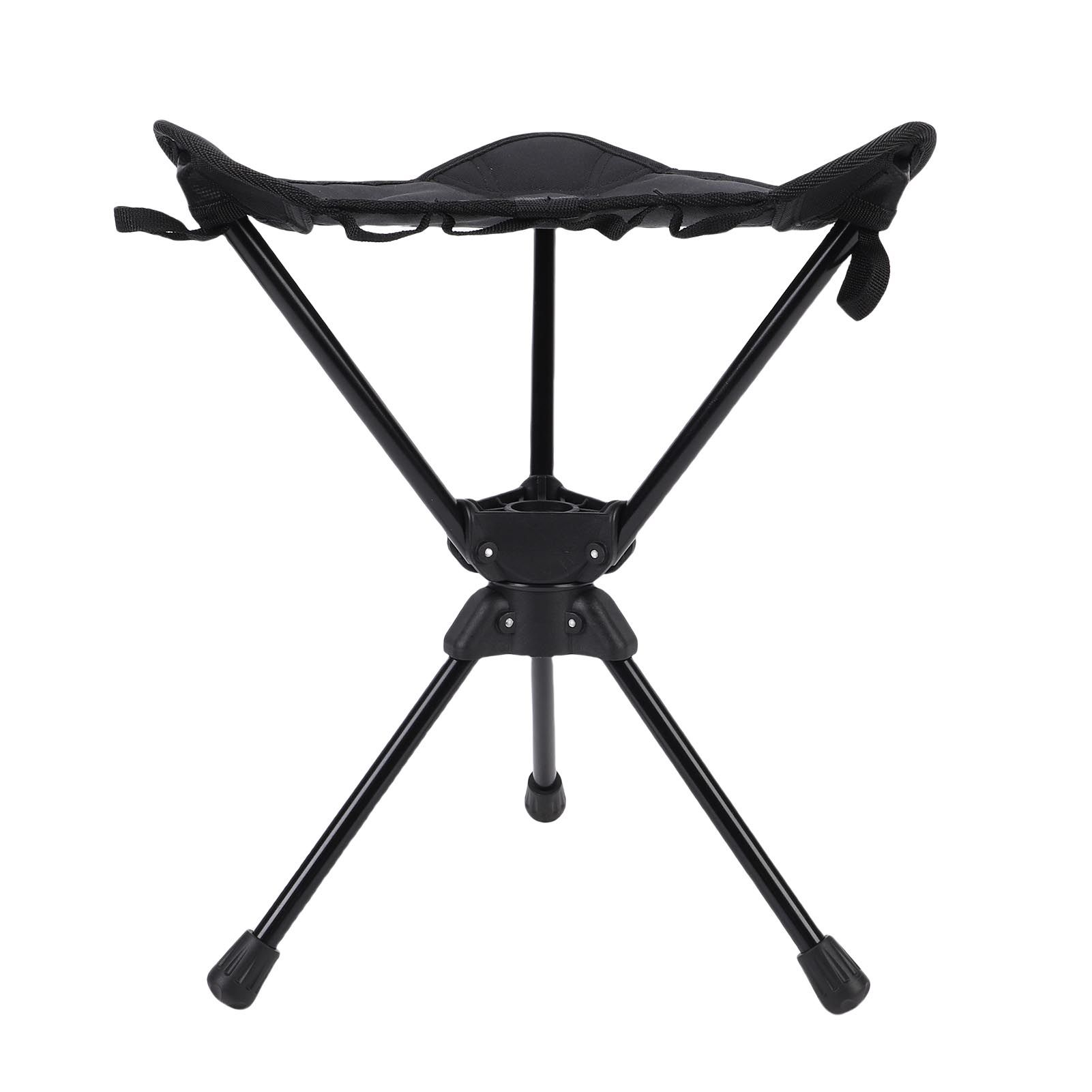Folding Camping Stool 360 Degree Rotating Lightweight Triangular Portable view 6