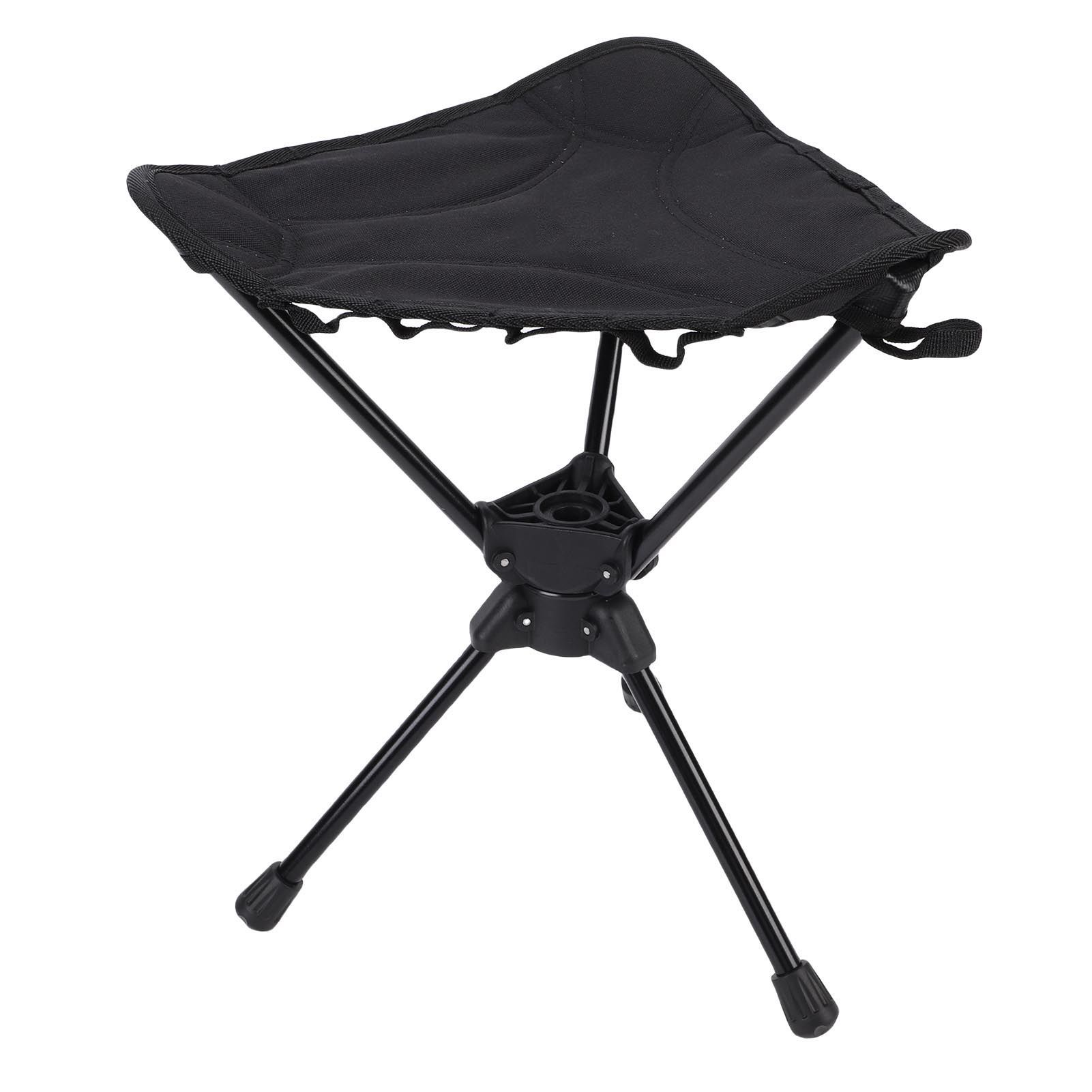 Folding Camping Stool 360 Degree Rotating Lightweight Triangular Portable view 9