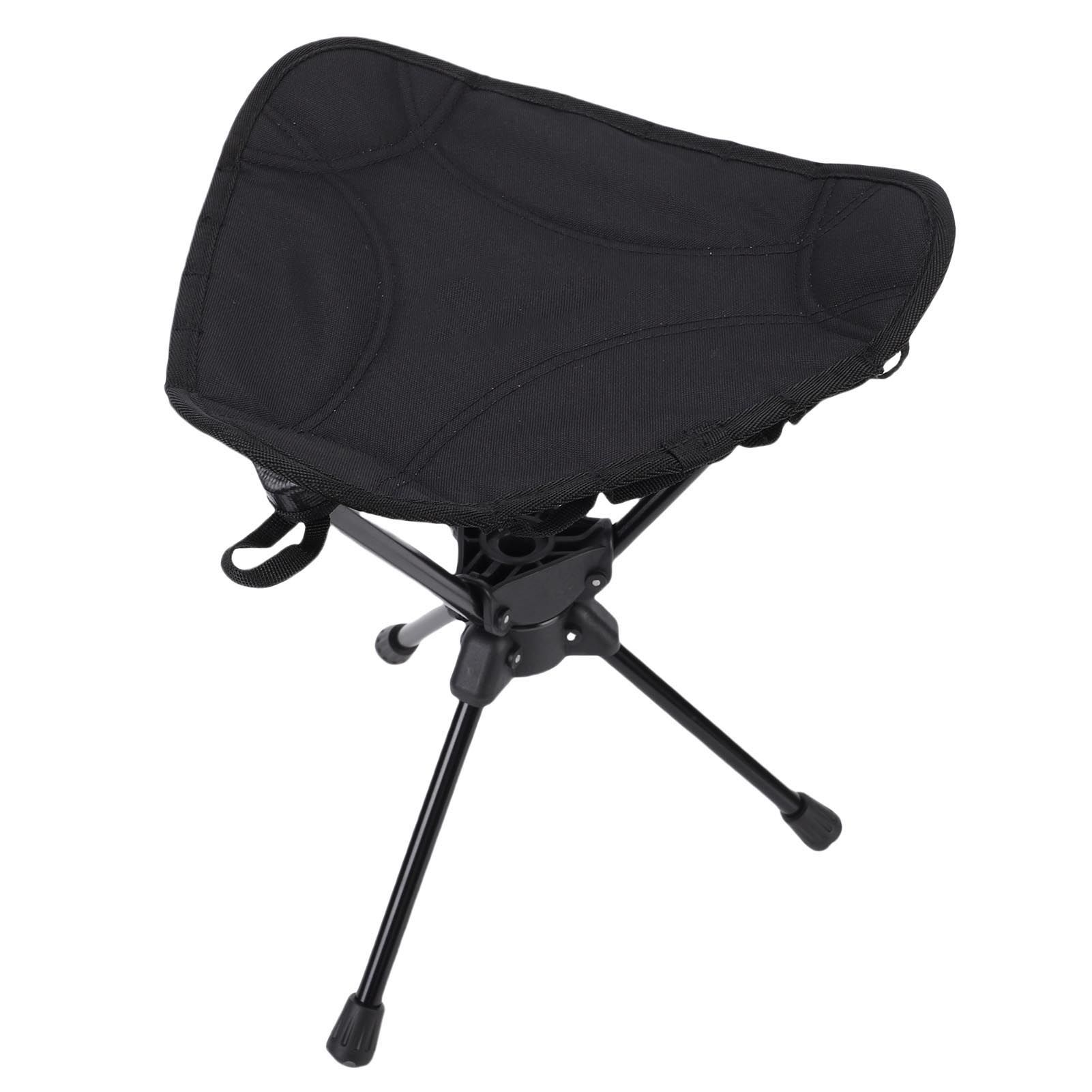 Folding Camping Stool 360 Degree Rotating Lightweight Triangular Portable view 11