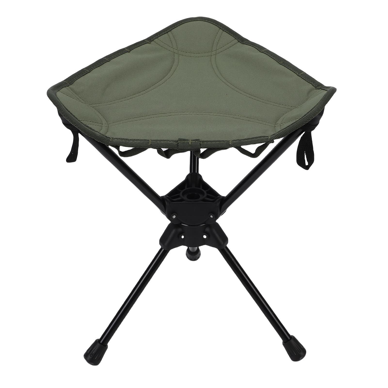 Folding Camping Stool 360 Degree Rotating Lightweight Triangular Portable view 12