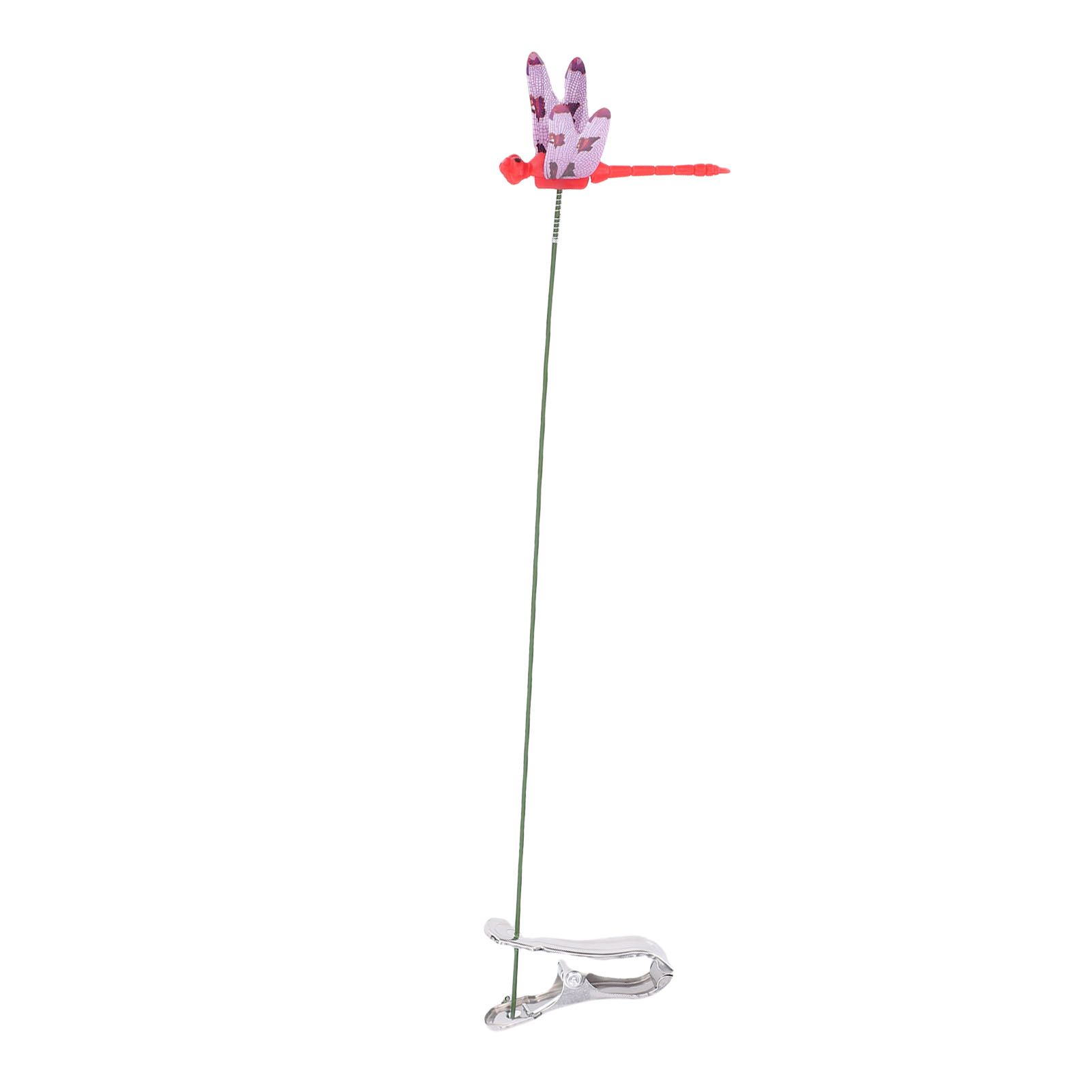 10pcs Dragonfly Clamps Dragonfly Humming Bird Stakes Deer Horse Fly Deterrent view 5