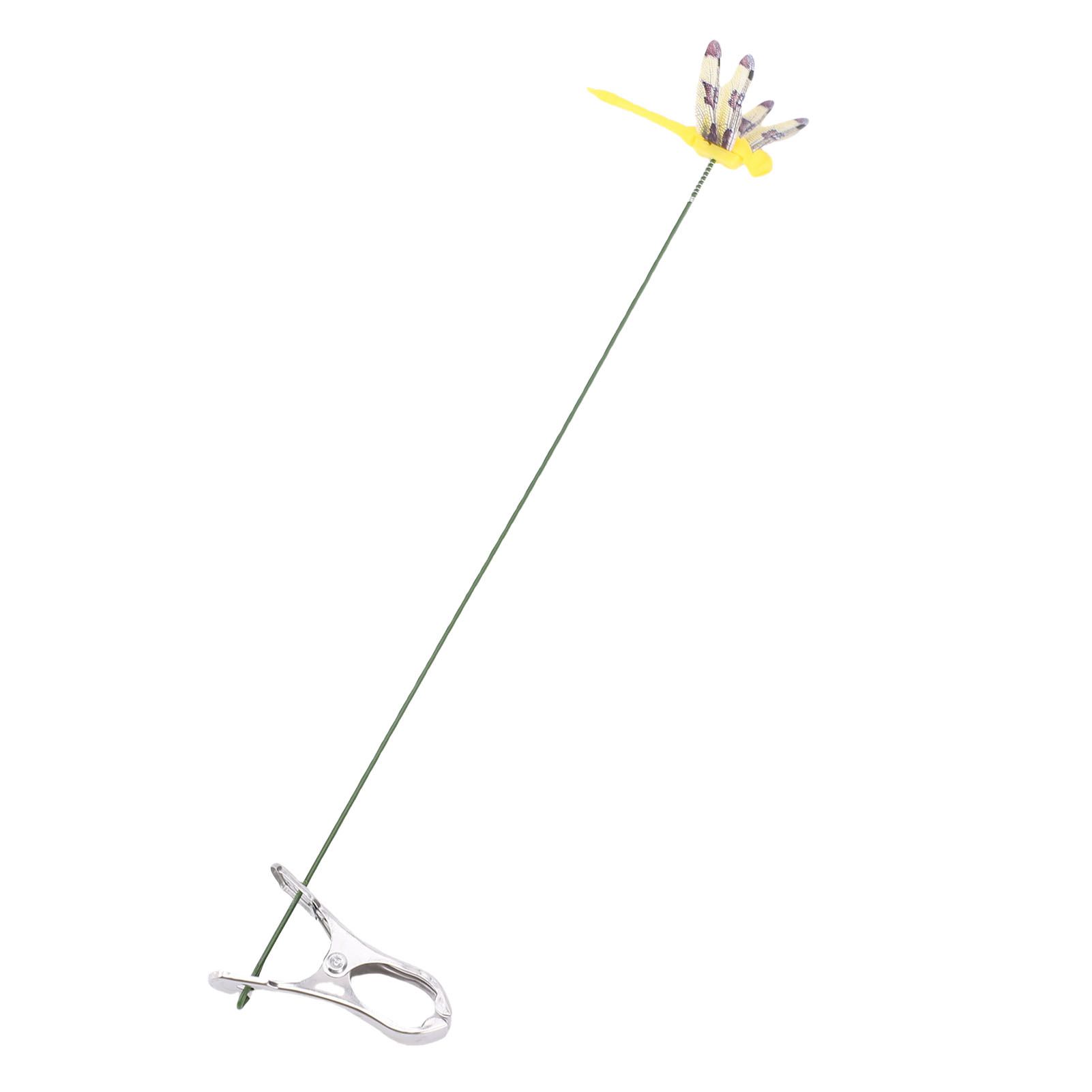 10pcs Dragonfly Clamps Dragonfly Humming Bird Stakes Deer Horse Fly Deterrent view 9